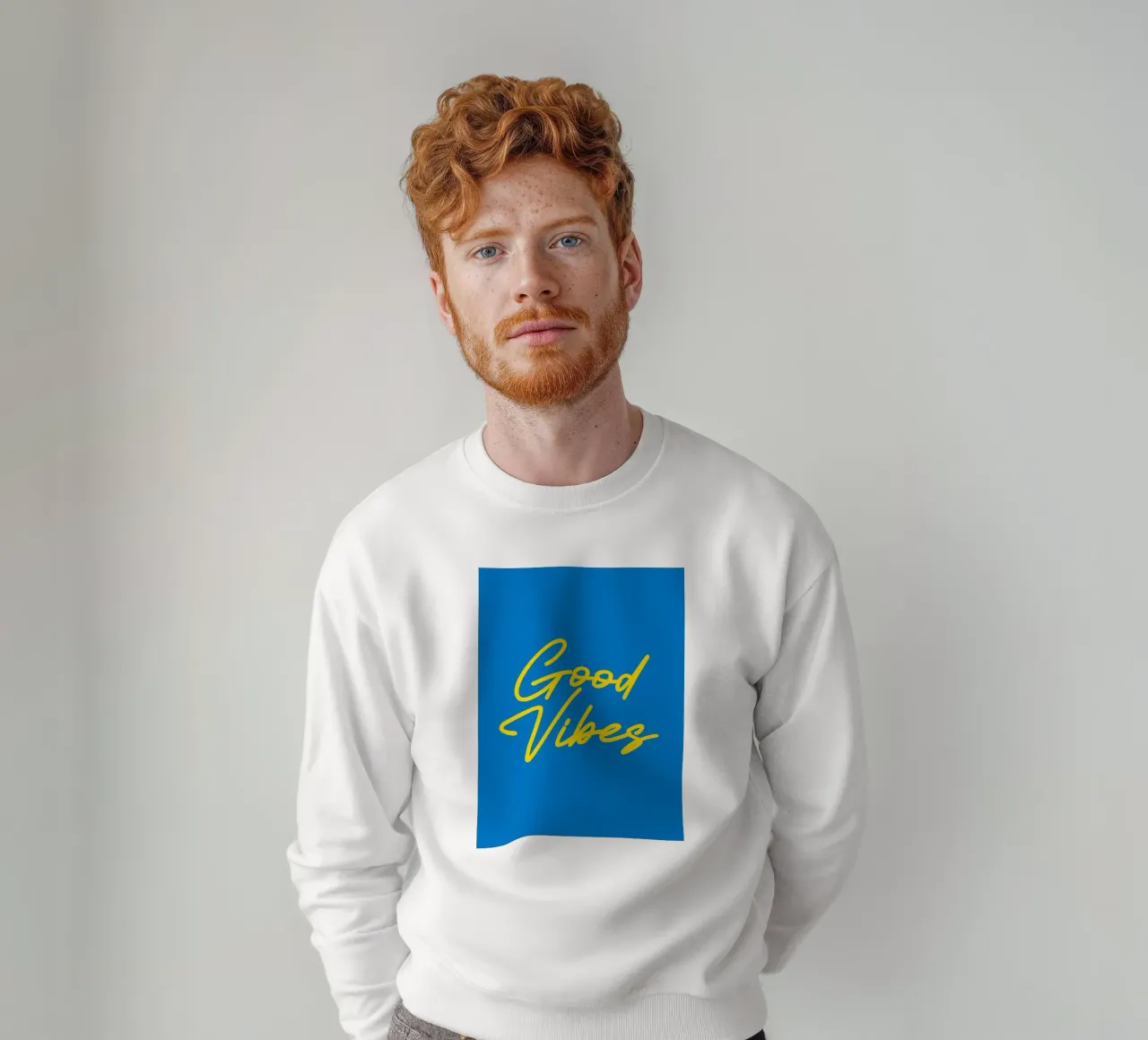 Good Vibes Semplice Minimalista Moderno felpa da AESTHETIC WRITING