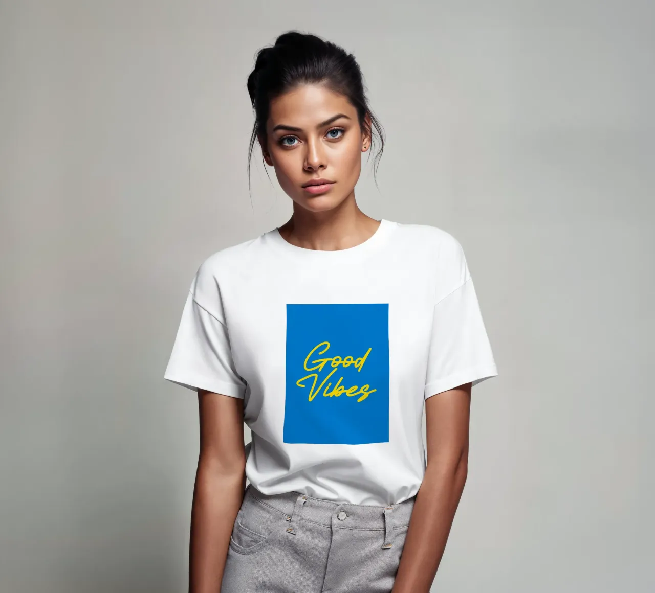 Good Vibes Semplice Minimalista Moderno t-shirt da AESTHETIC WRITING