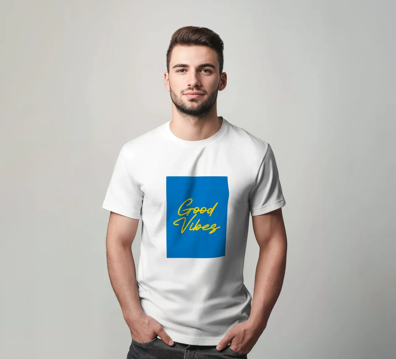 Good Vibes Semplice Minimalista Moderno t-shirt da AESTHETIC WRITING