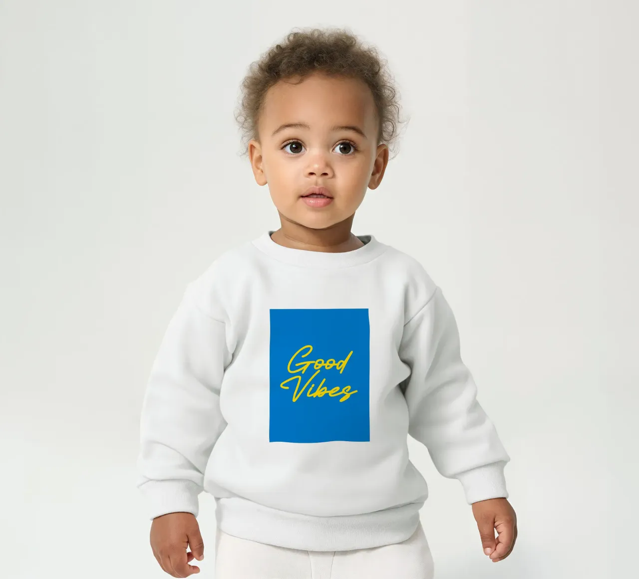 Good Vibes Semplice Minimalista Moderno felpa neonato da AESTHETIC WRITING