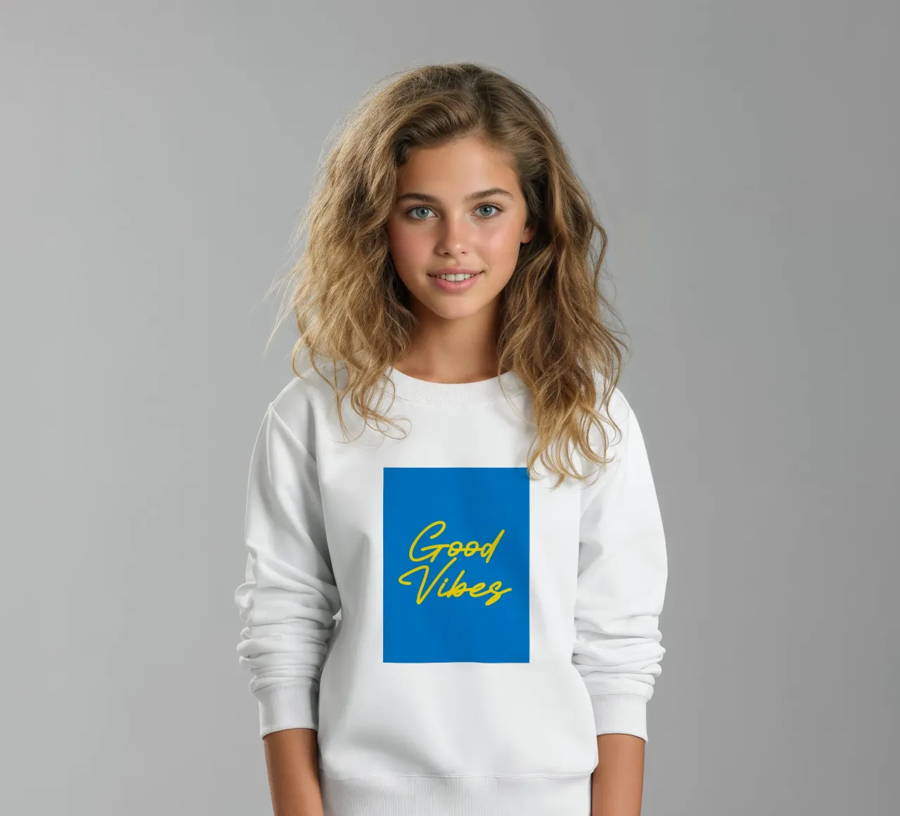 Good Vibes Semplice Minimalista Moderno felpa bambino da AESTHETIC WRITING