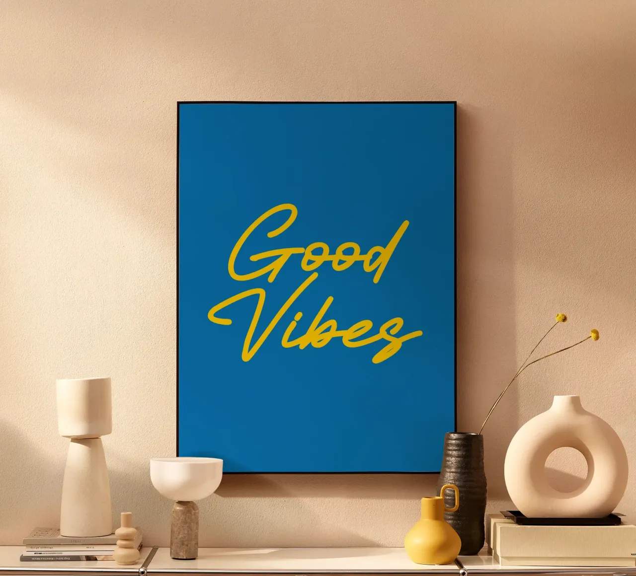 Good Vibes Semplice Minimalista Moderno plexiglass da AESTHETIC WRITING