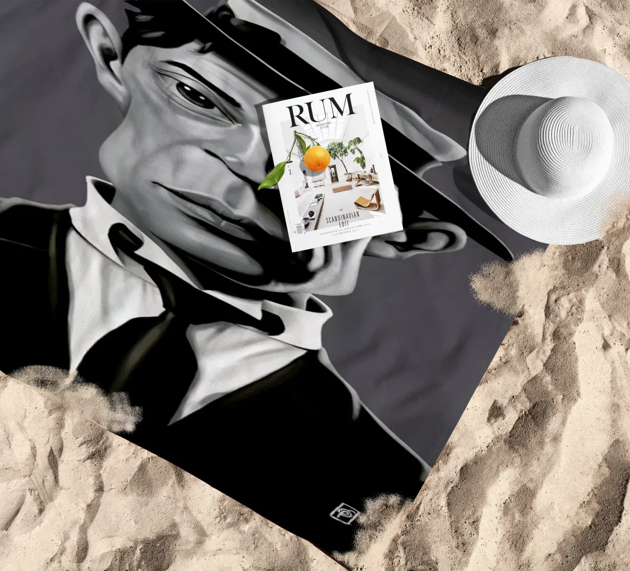 Buster Keaton telo mare da Rob Art | Illustration