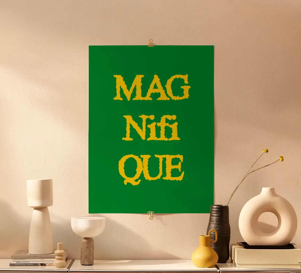 Mag Nifi Que Tipografia semplice e minimalista carta hahnemühle da AESTHETIC WRITING
