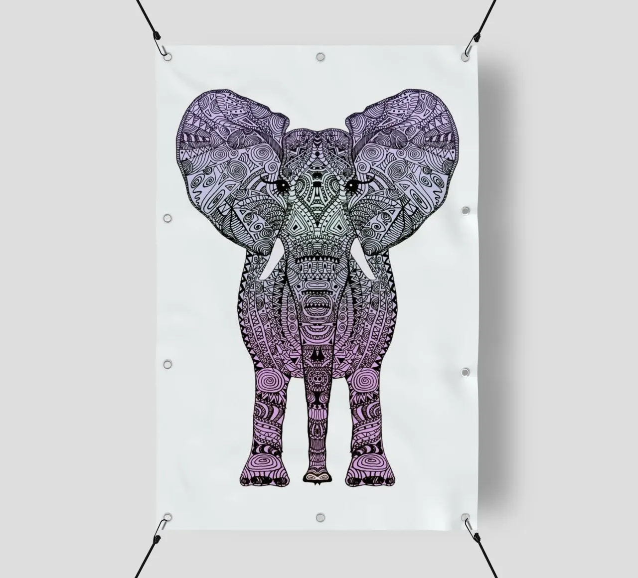 Purple Elephant telo in pvc da Monika Strigel