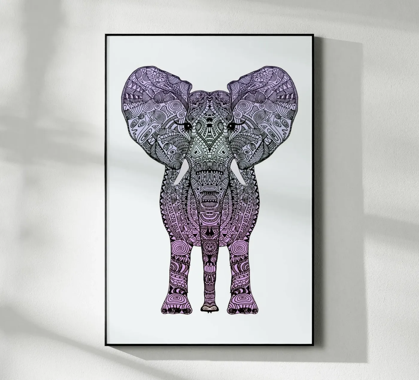 Purple Elephant plexiglass da Monika Strigel