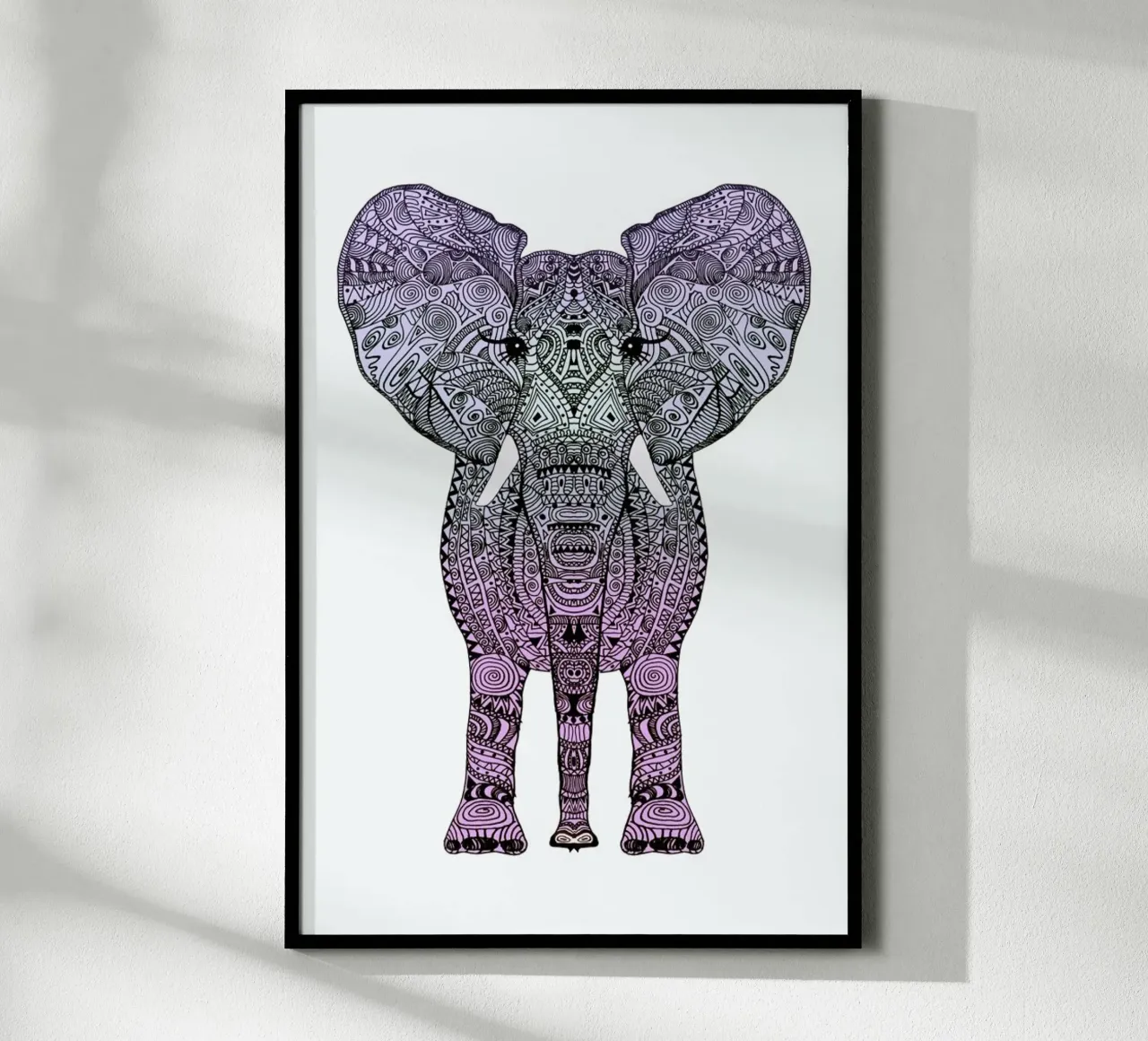 Purple Elephant poster da Monika Strigel