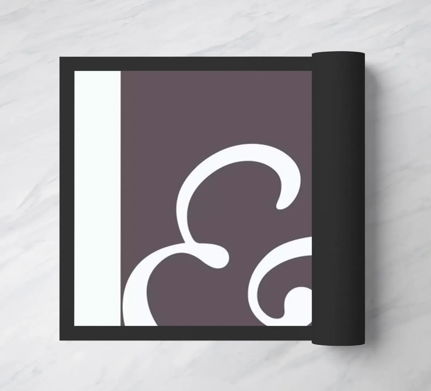 Ampersand Fußmatte von Visual Philosophy