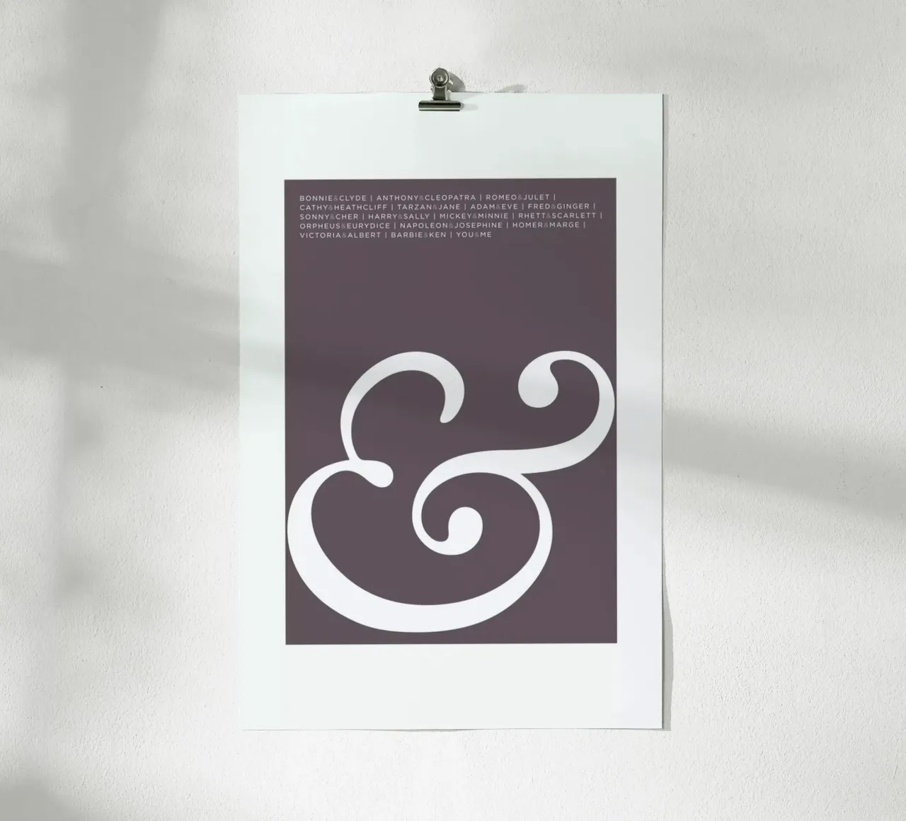 Ampersand poster da Visual Philosophy