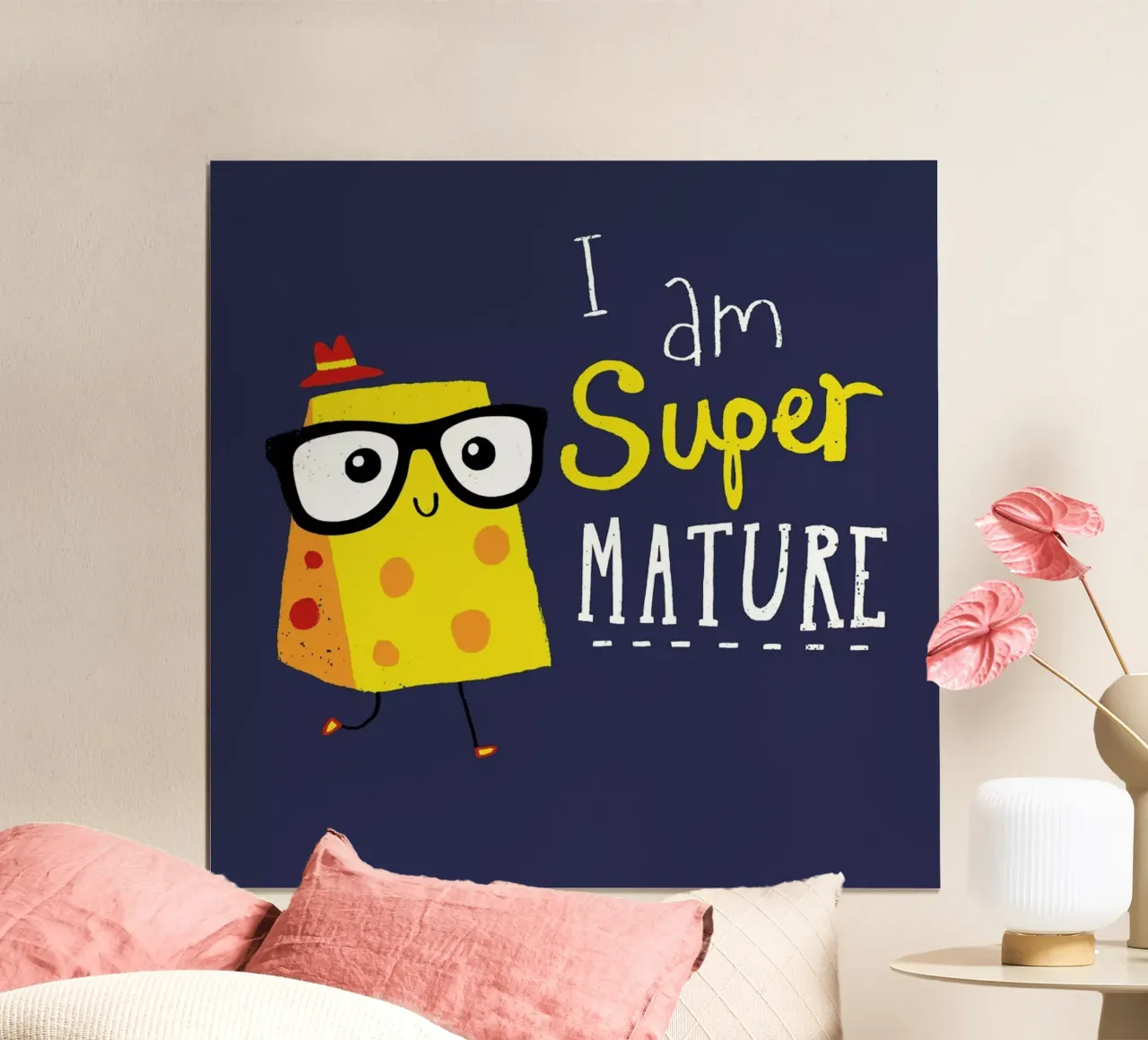 Super Mature poster with aluminum frame by DinoMike