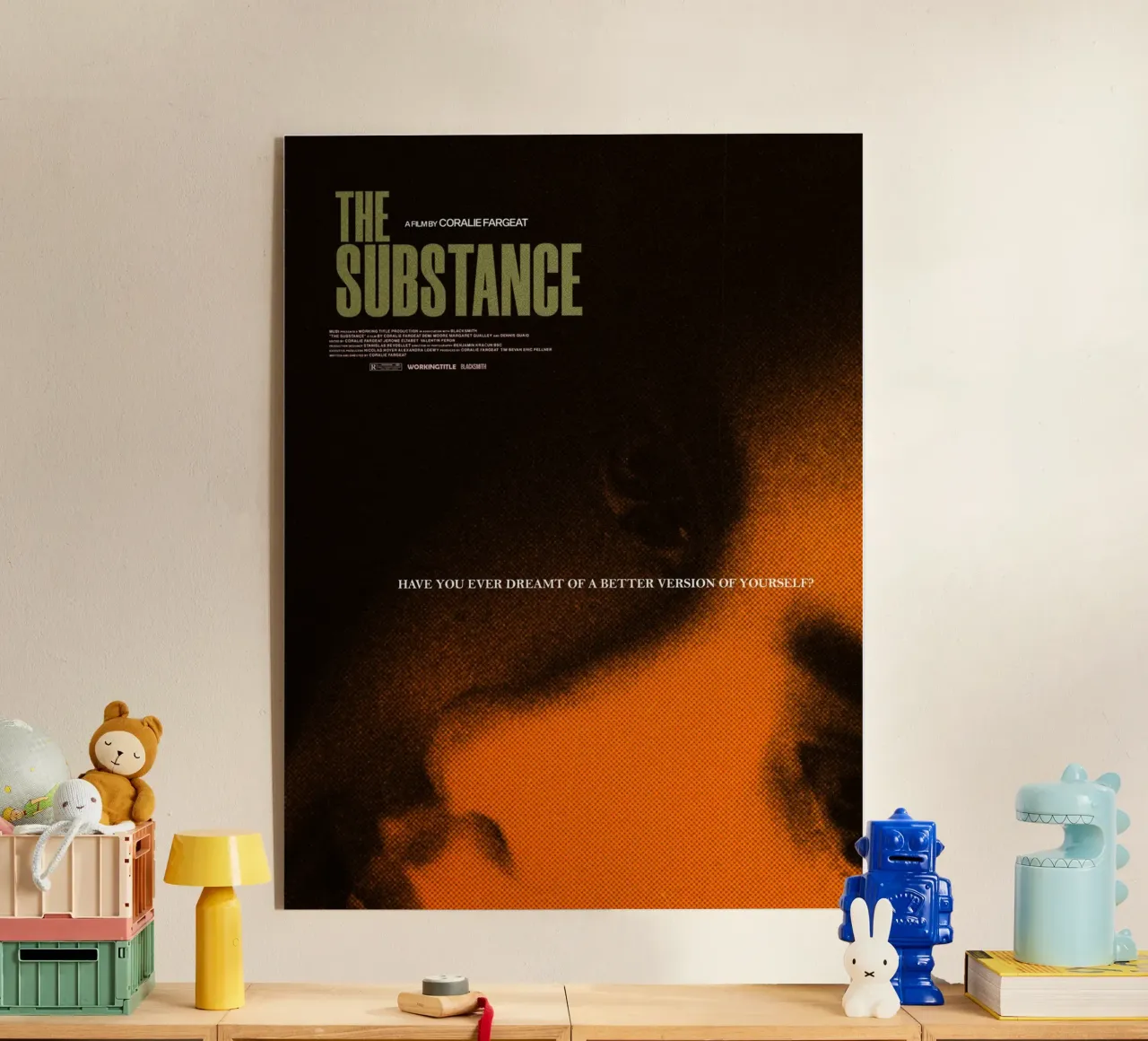 The Substance Movie plexiglass da Attaboy Dsgn