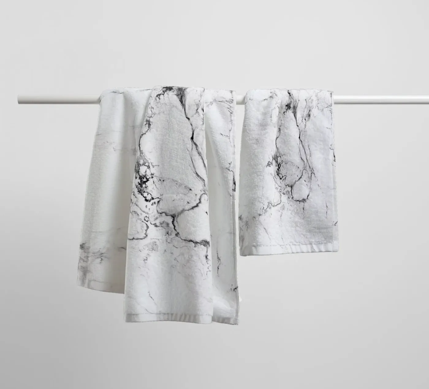 Marmor badhanddoek van Amy & Kurt