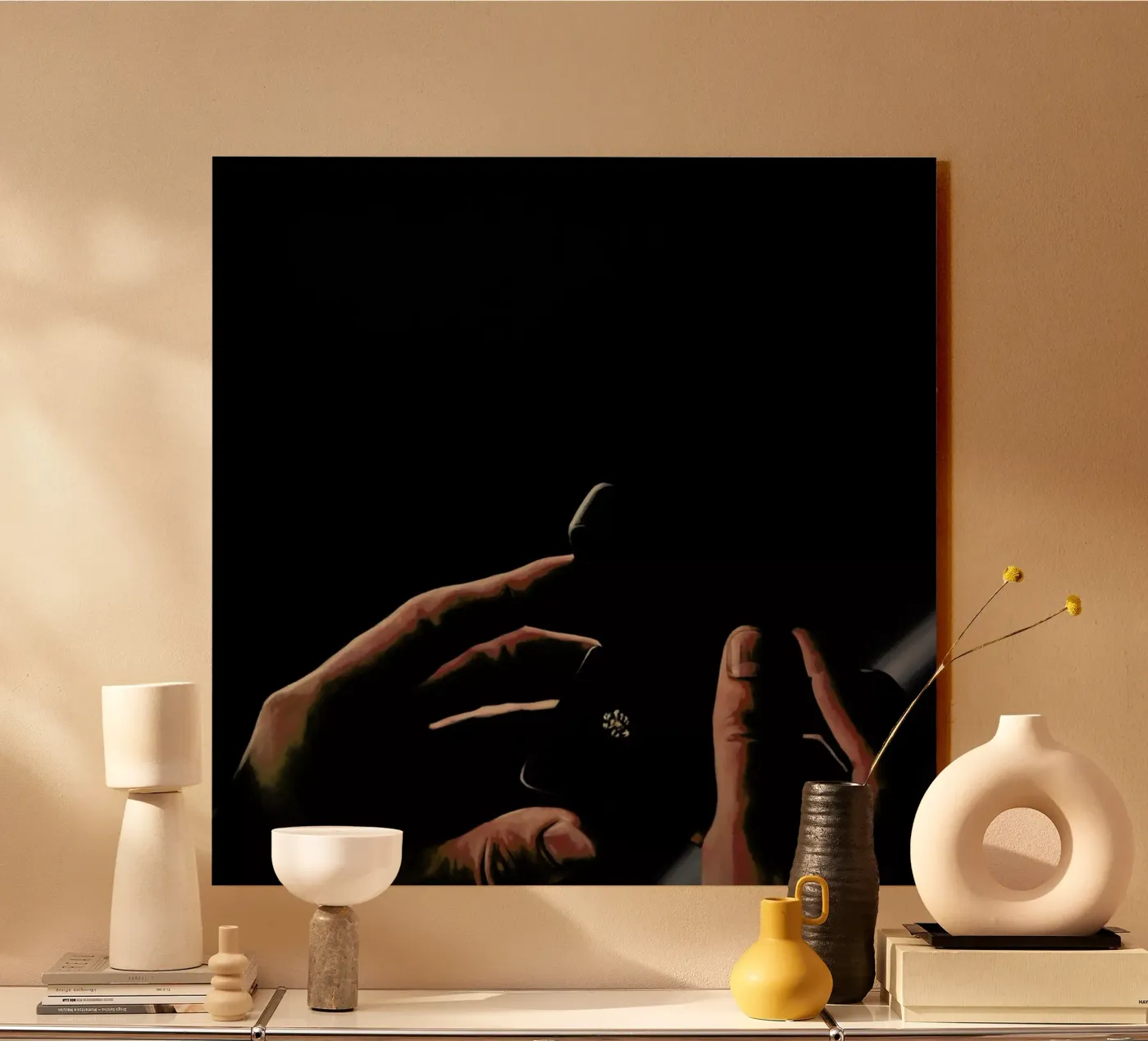 Main Bague acryl van Jérôme Romain