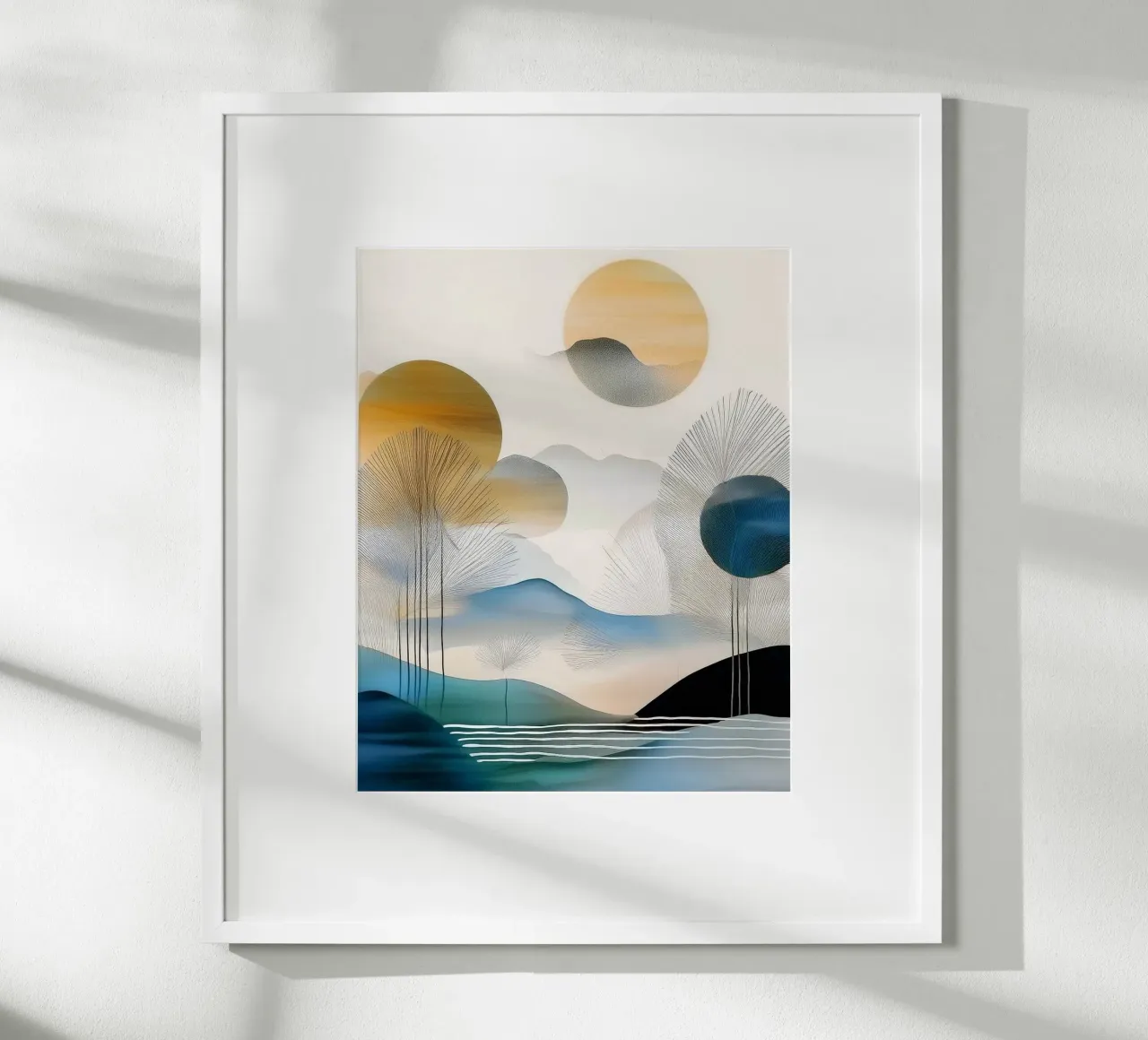 Landscape, abstract, art #5 poster da Hightown Design