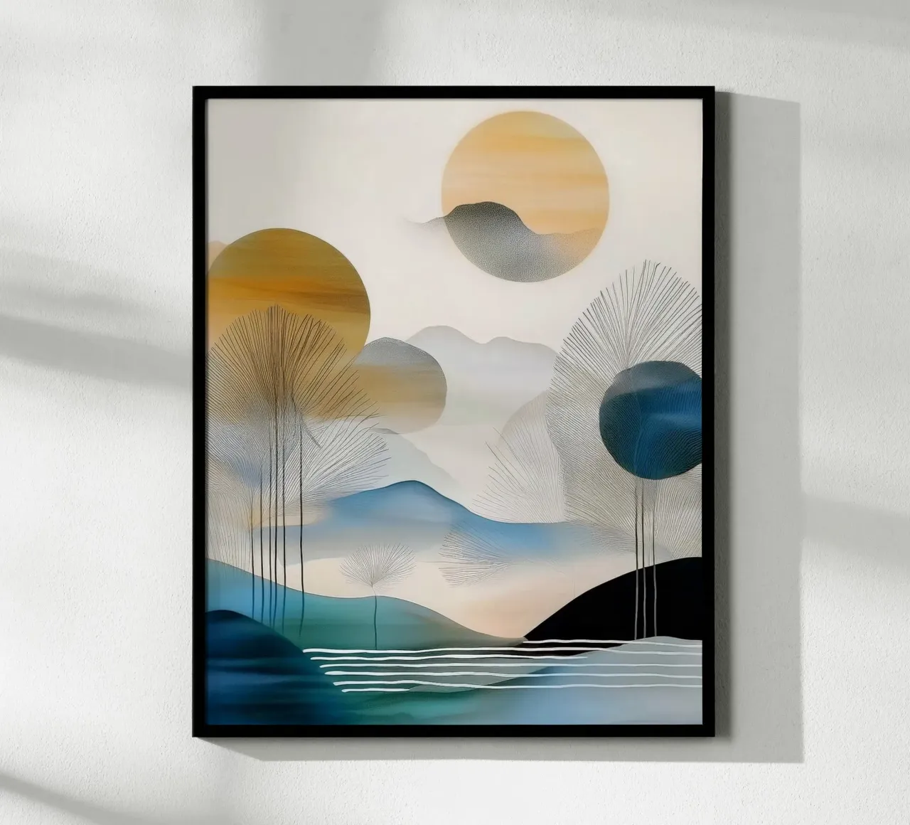 Landscape, abstract, art #5 poster da Hightown Design