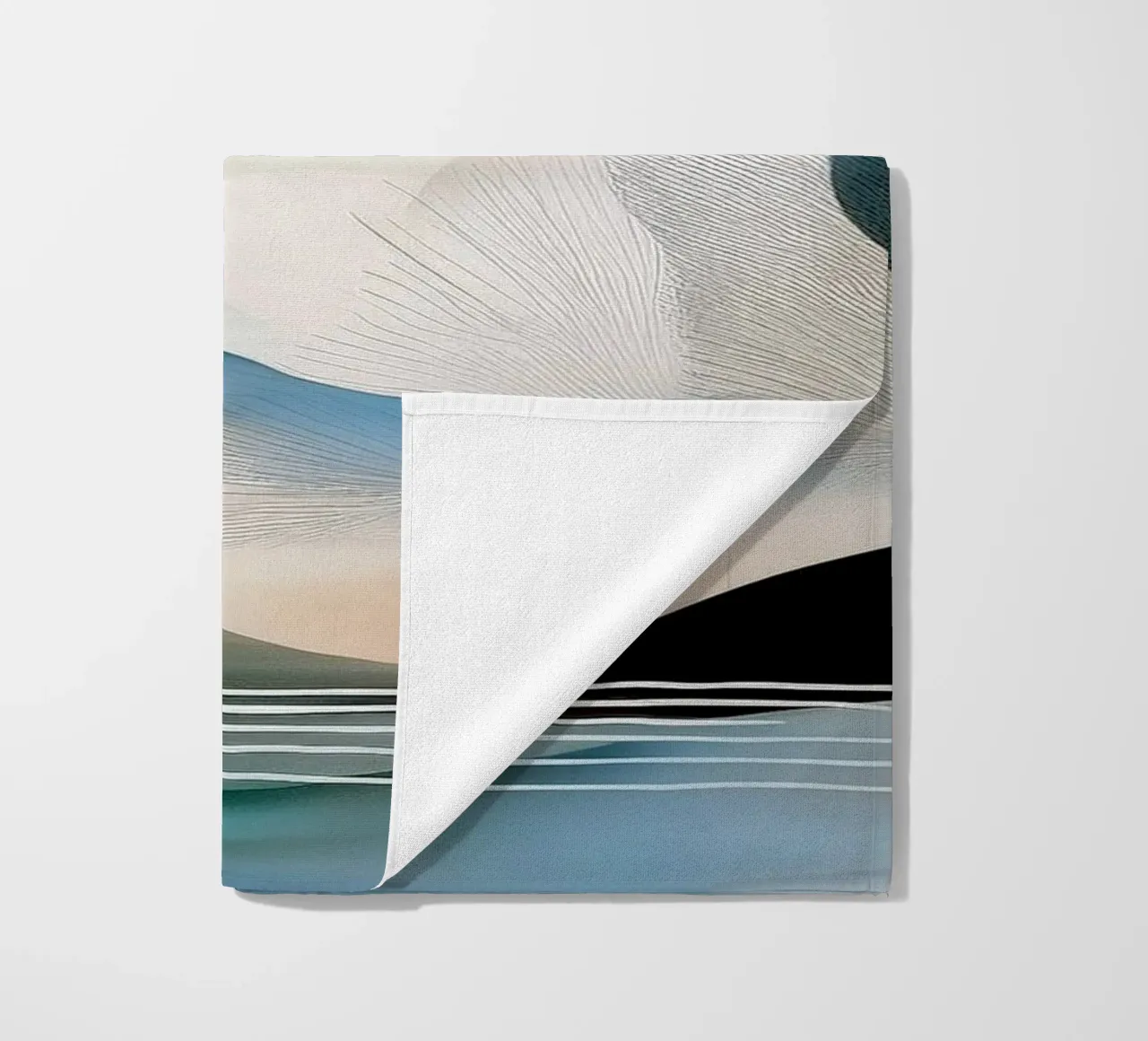 Landscape, abstract, art #5 telo mare da Hightown Design