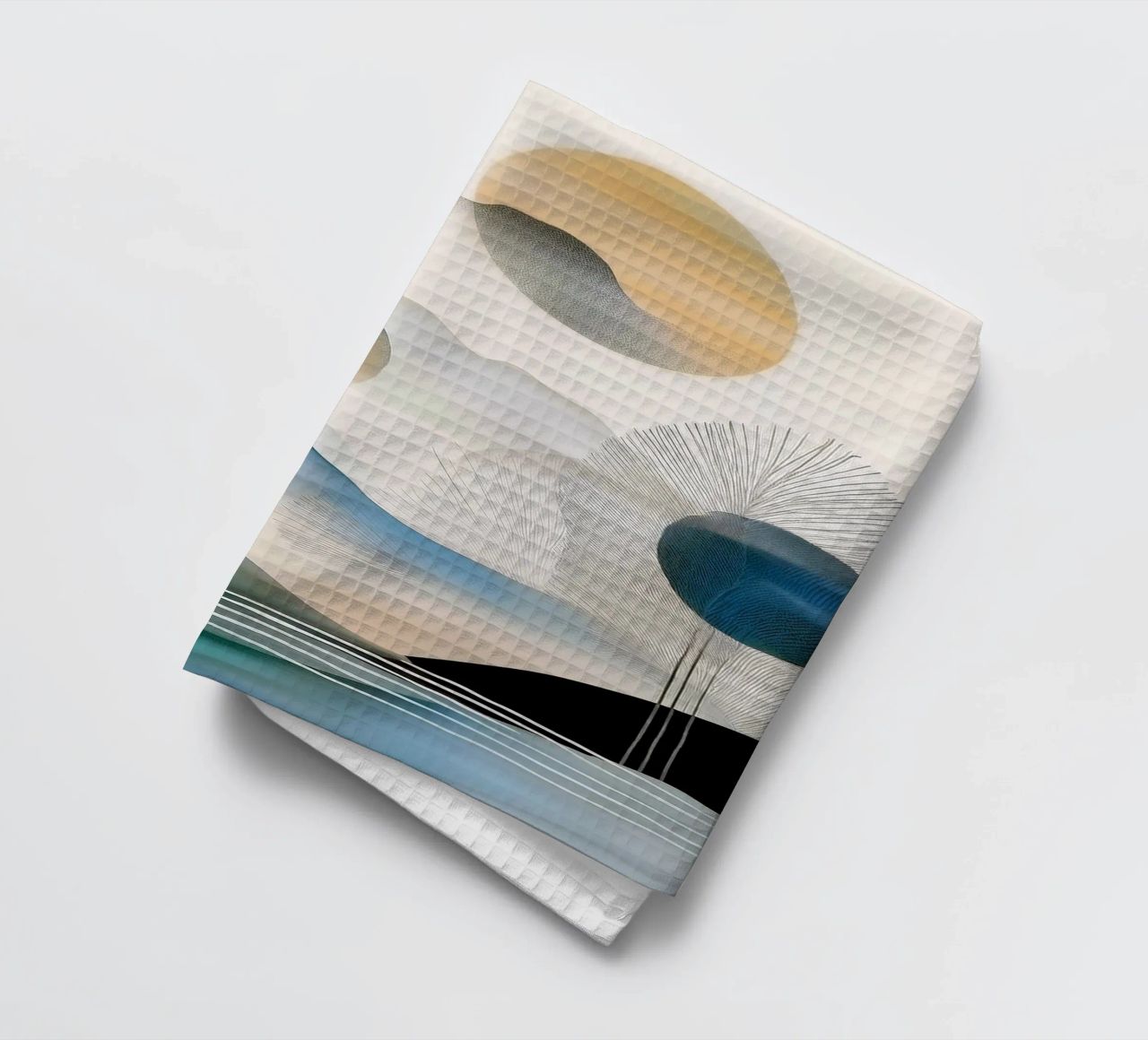 Landscape, abstract, art #5 torchon de Hightown Design