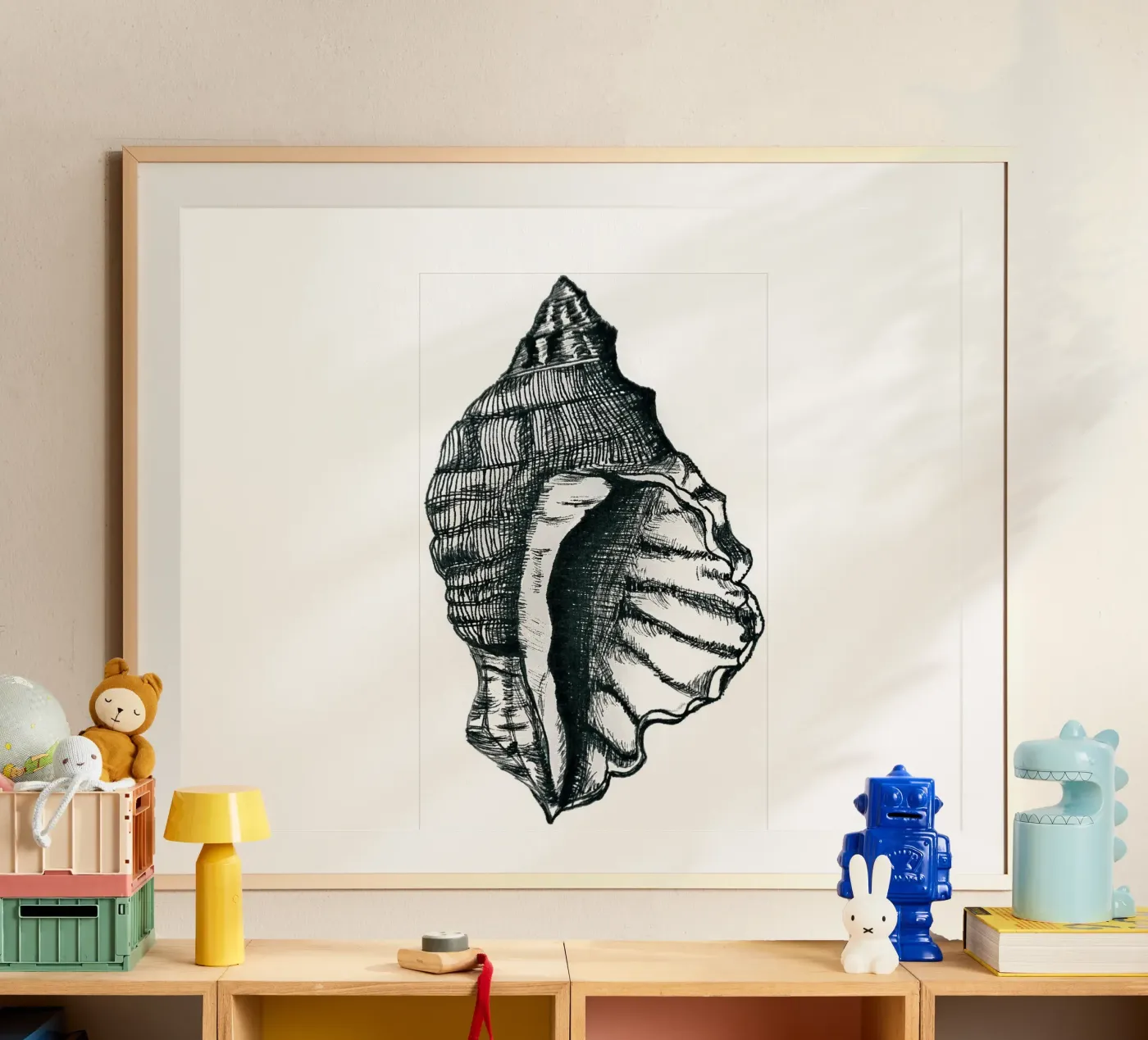 Meeresmuschel poster da naturelines