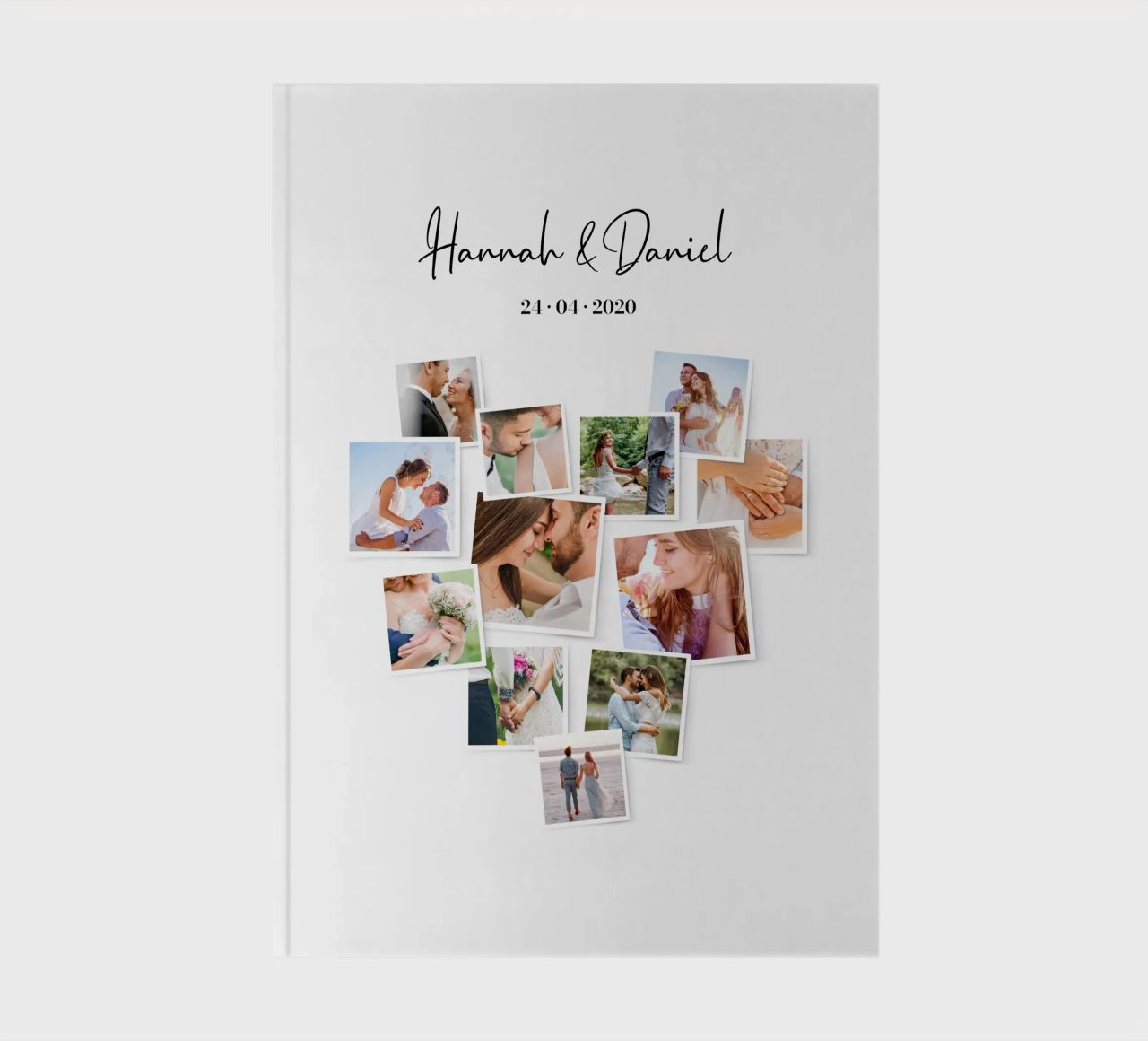 Herz-Fotocollage Notizbuch von Bildschön | Fotocollagen