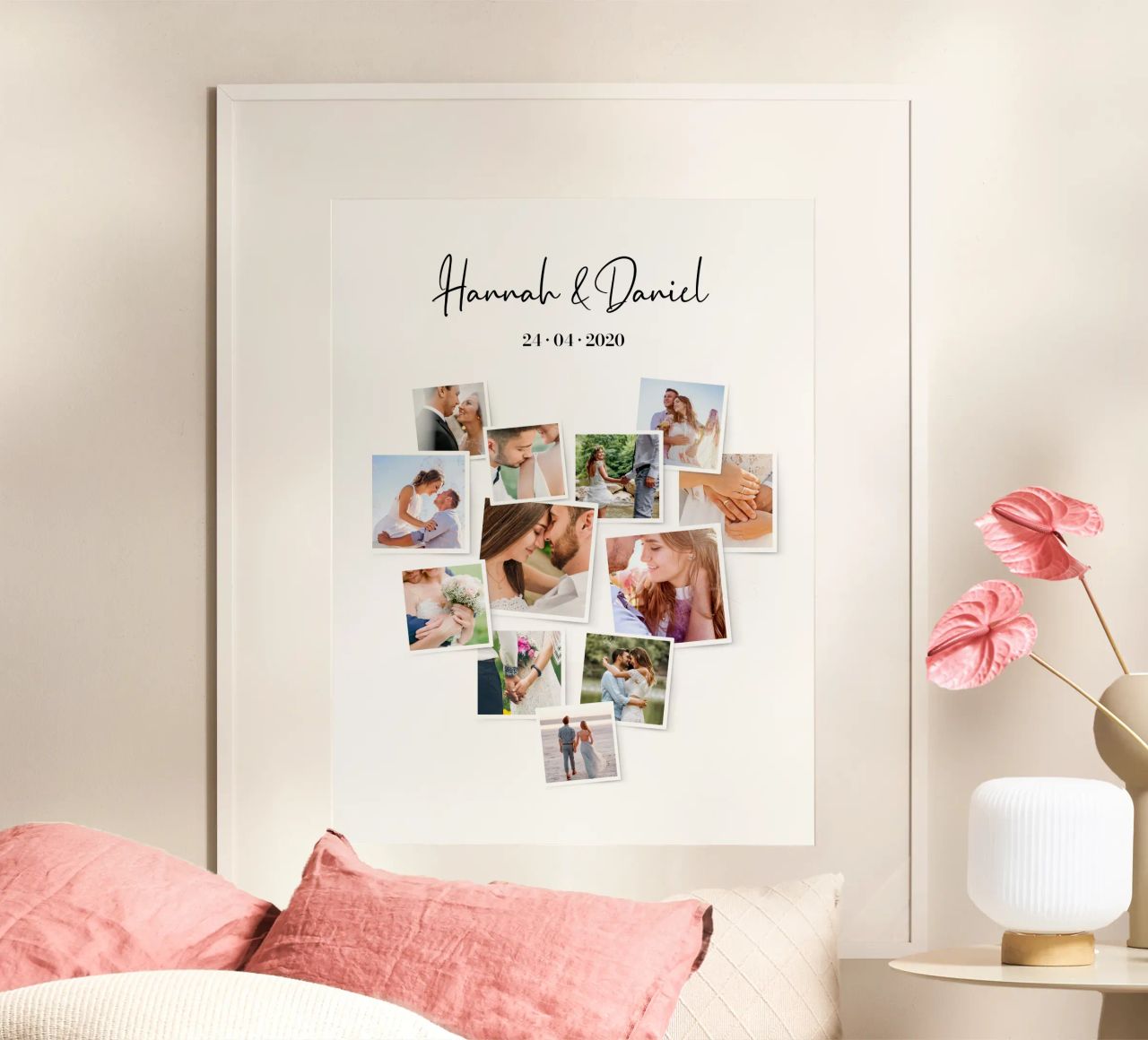 Herz-Fotocollage Poster von Bildschön | Fotocollagen