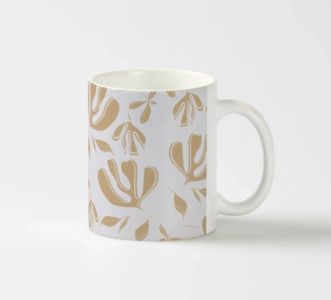 Foglie calme tazza in ceramica da nicigabrieldesigns