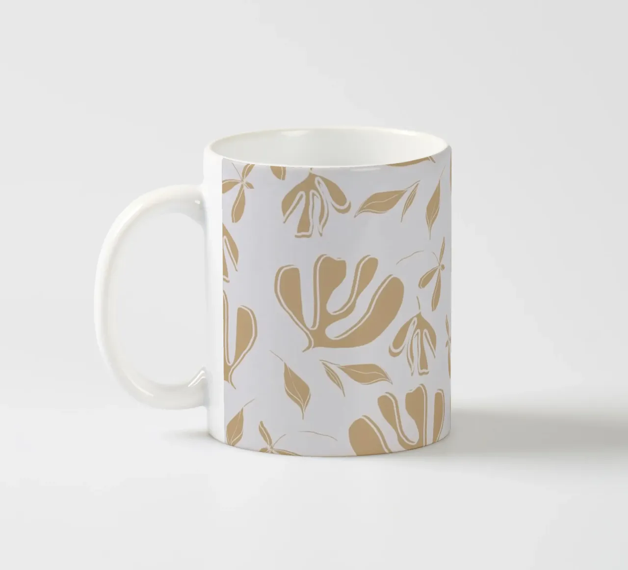 Foglie calme tazza in ceramica da nicigabrieldesigns