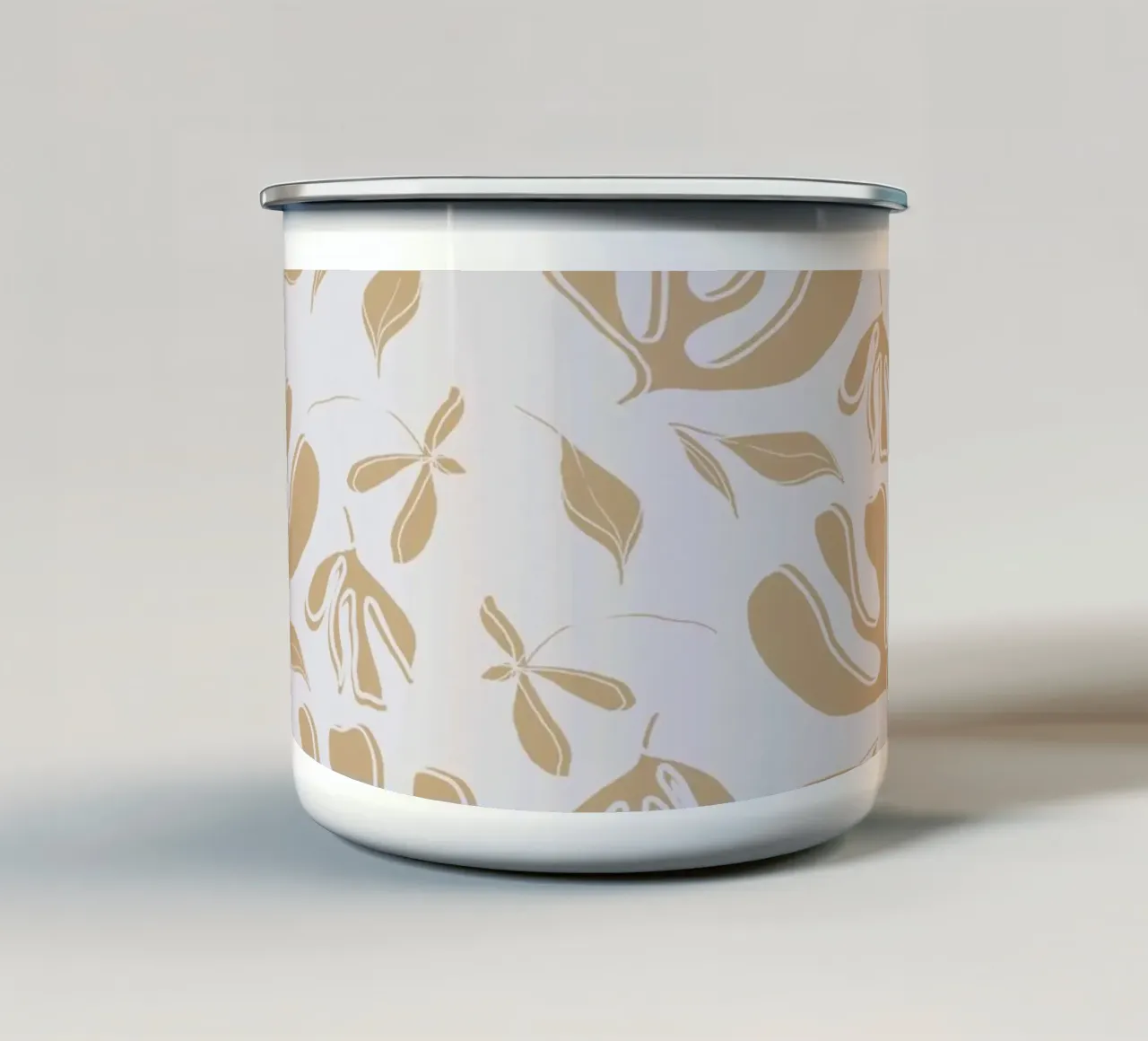 Foglie calme tazza in smalto da nicigabrieldesigns