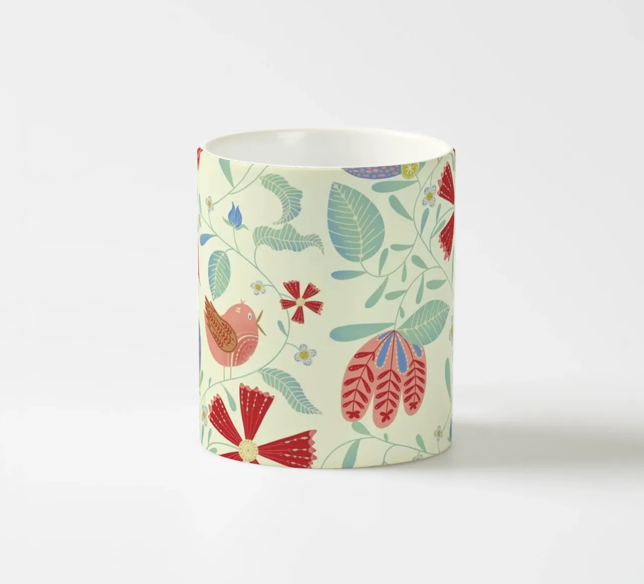 Vogels keramische mok van nicigabrieldesigns