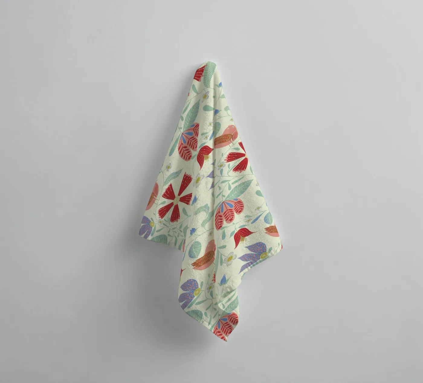 Vogels badhanddoek van nicigabrieldesigns