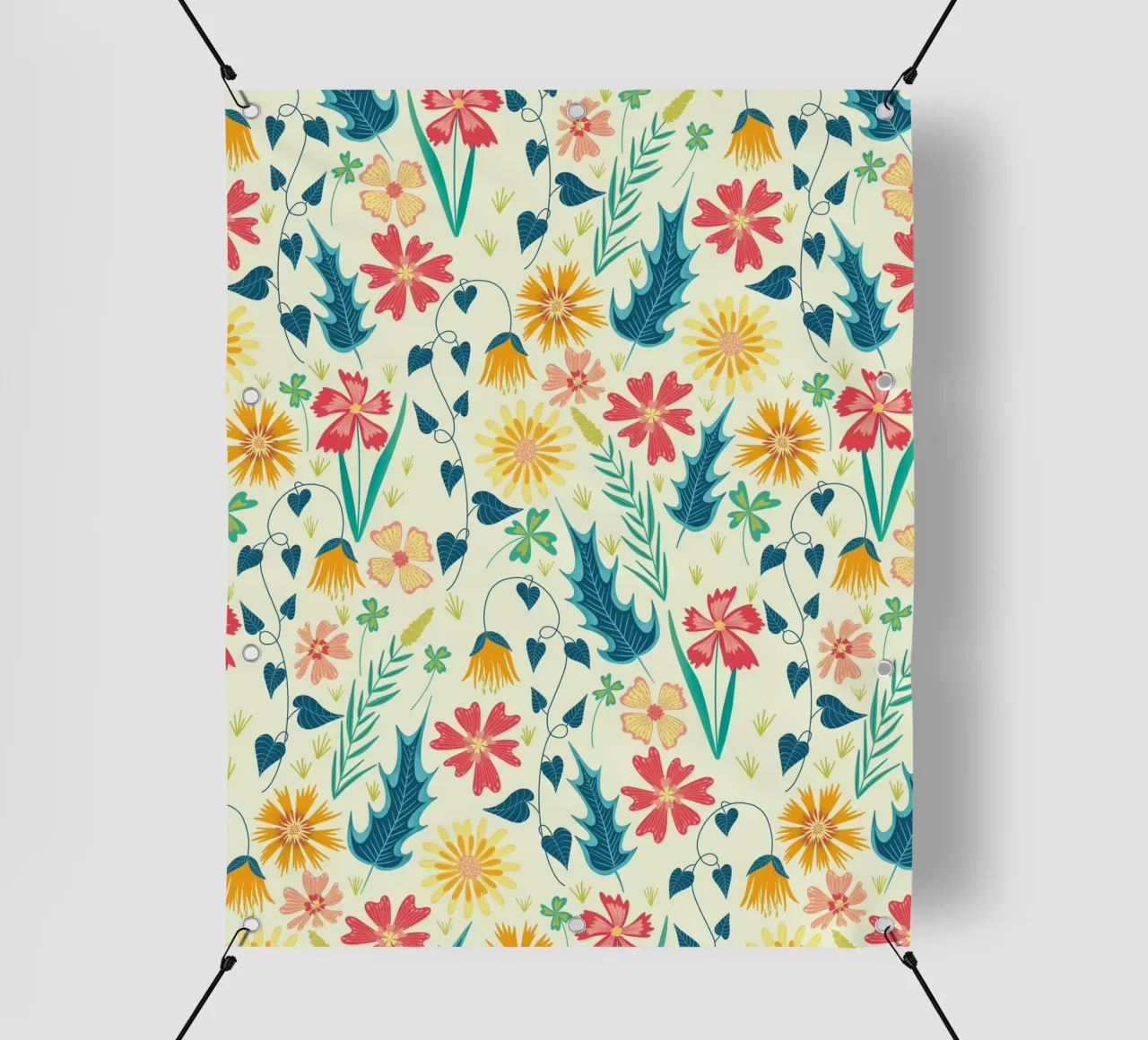 Floral Party pvc cover by nicigabrieldesigns