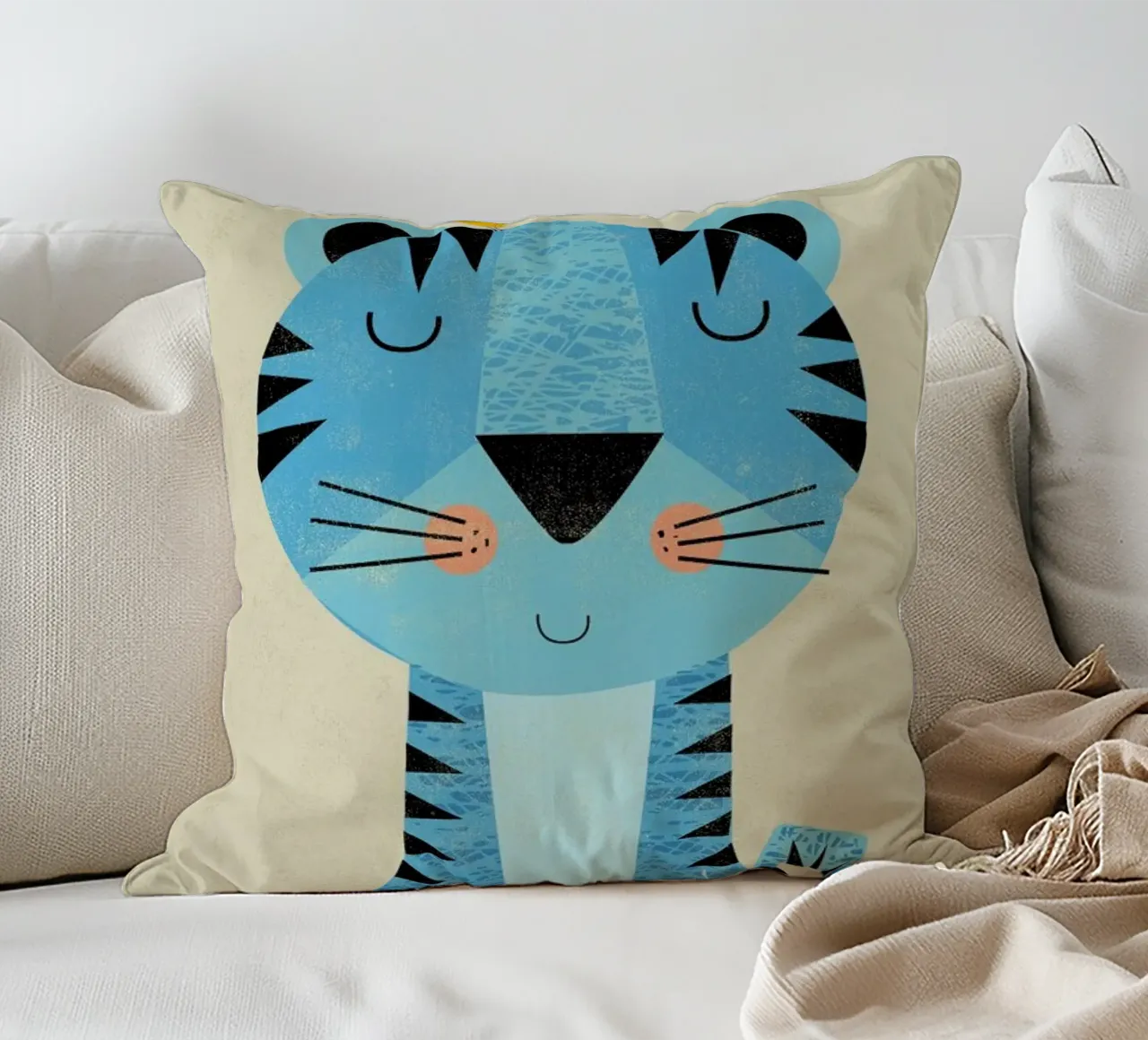 Tiger cuscino da Rocket68