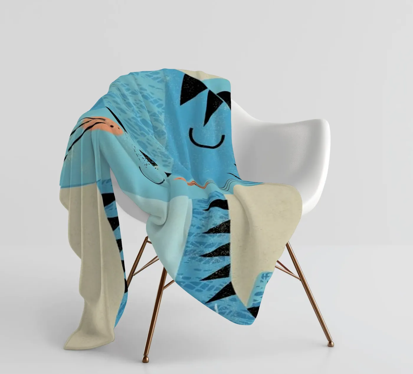 Tiger coperta in pile da Rocket68