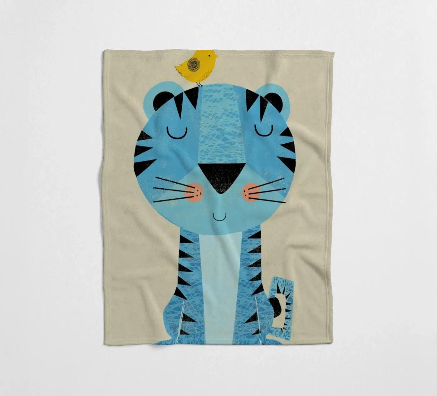 Tiger Fleecedecke von Rocket68