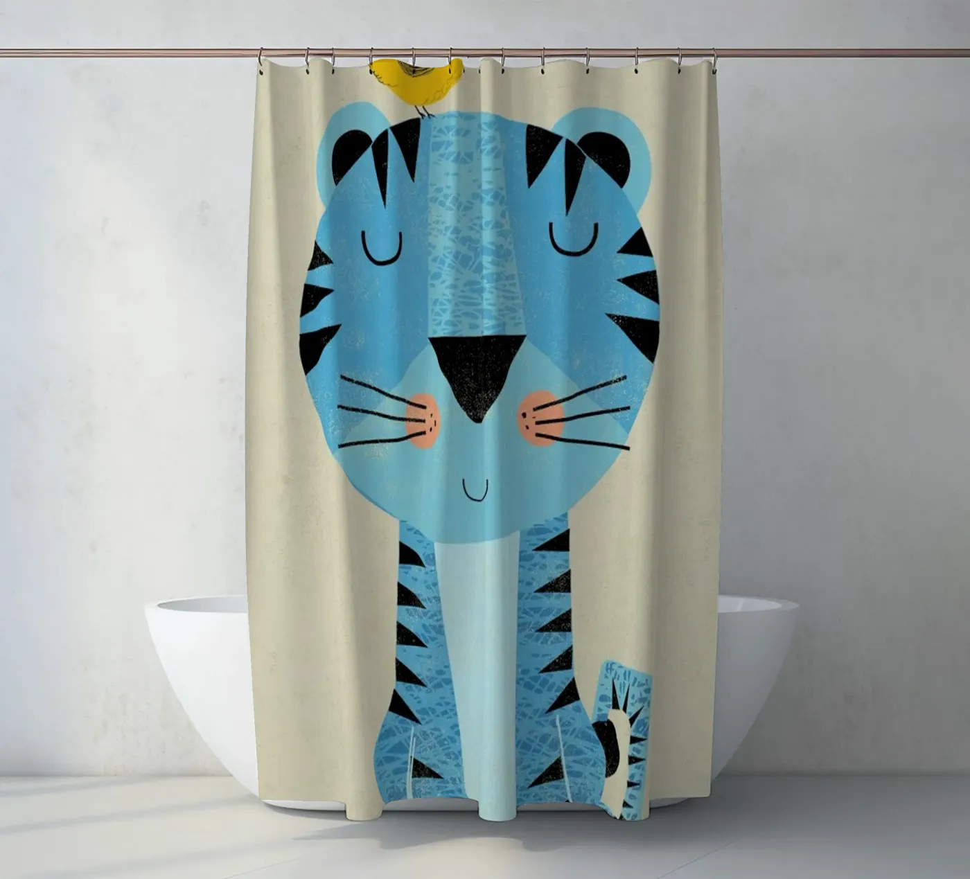 Tiger Duschvorhang von Rocket68