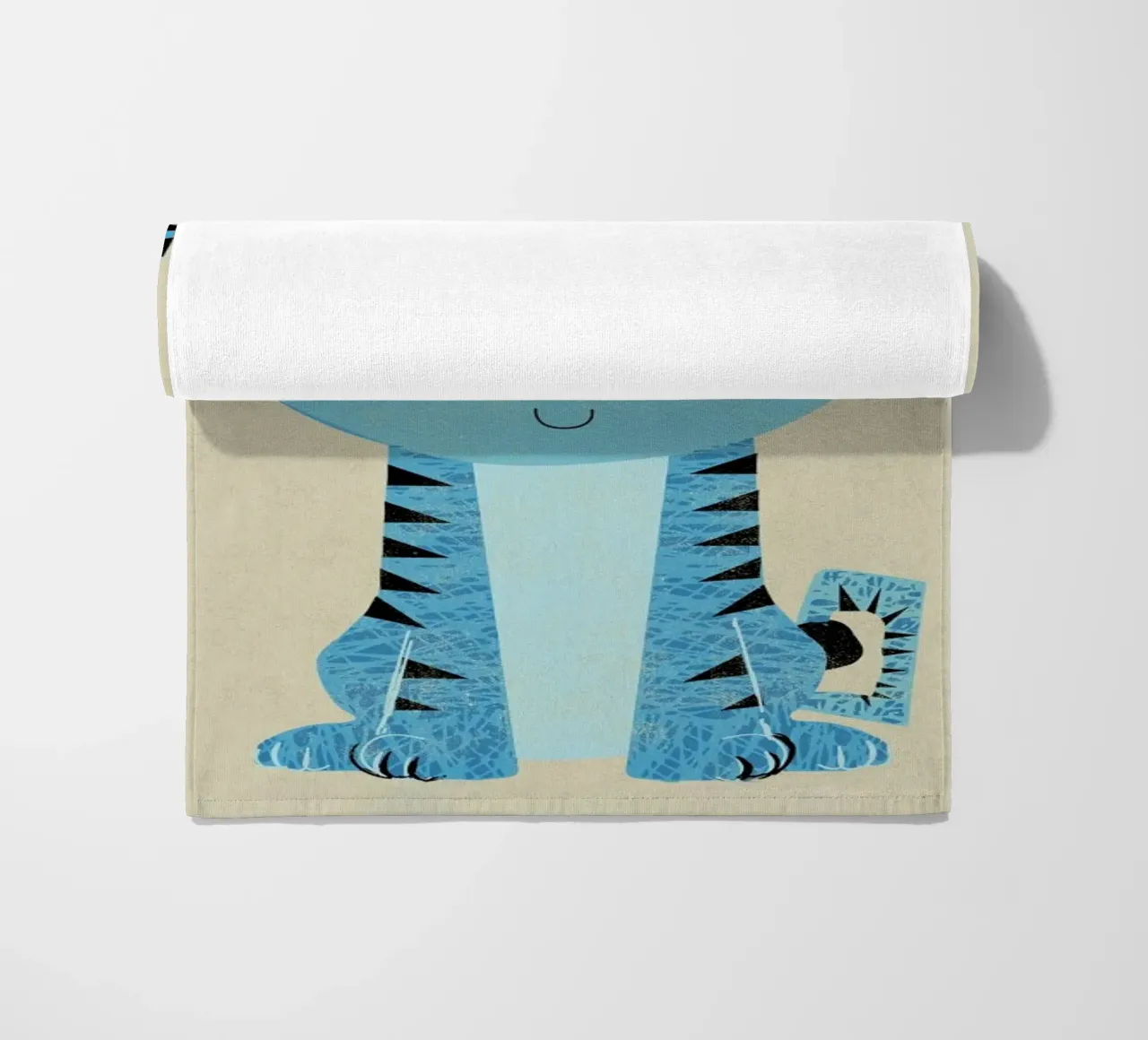 Tiger strandhanddoek van Rocket68