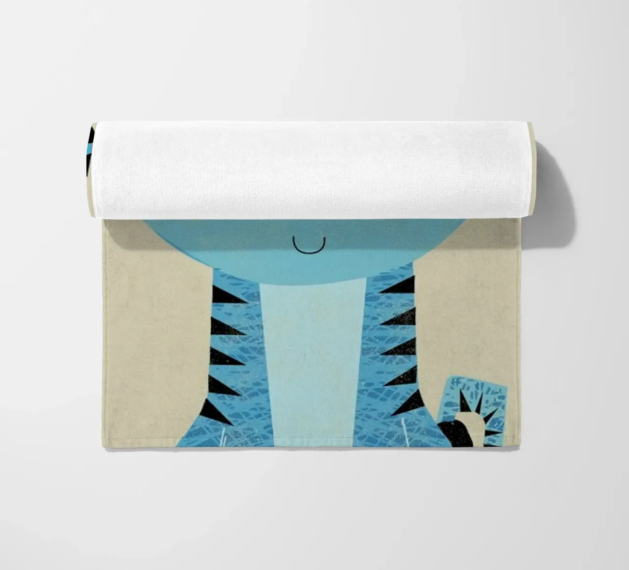 Tiger strandhanddoek van Rocket68