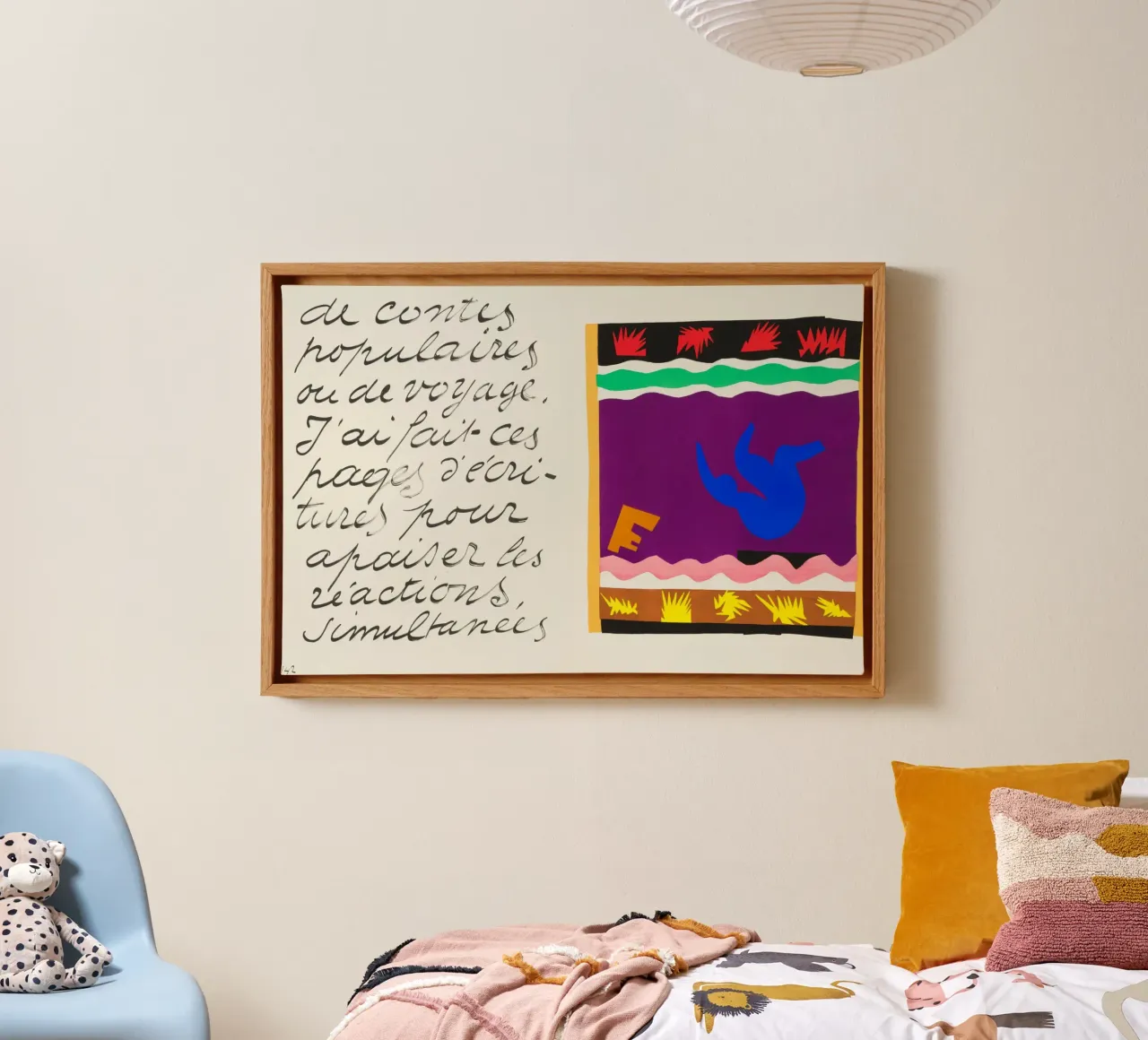 Henri Matisse - The Toboggan canvas with Floater frame by ARTOTHEK