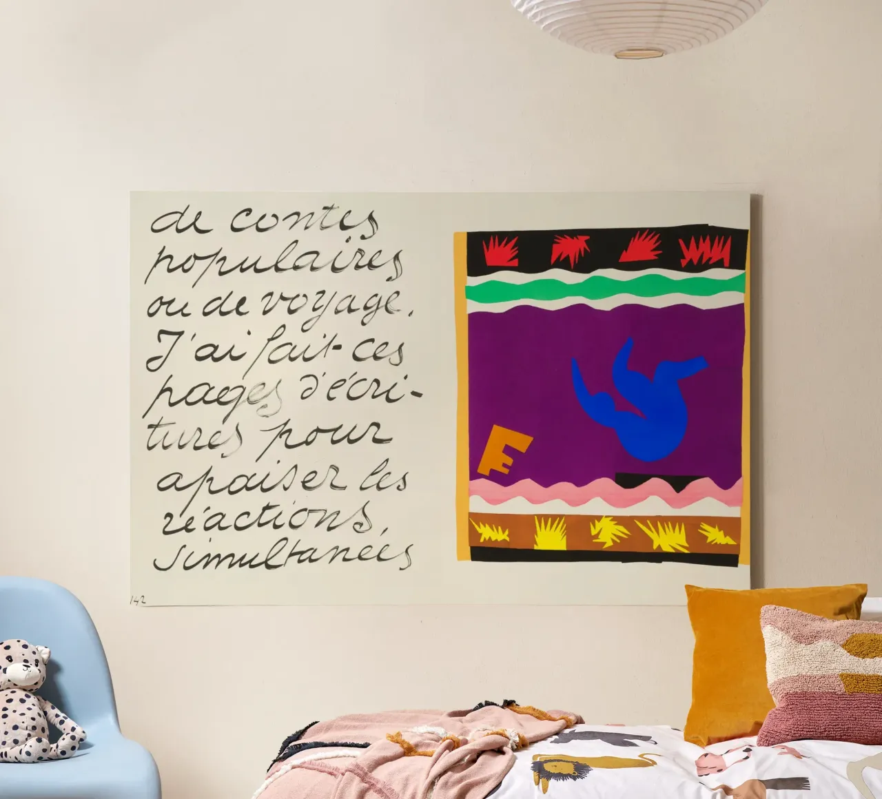 Henri Matisse - The Toboggan canvas with Floater frame by ARTOTHEK