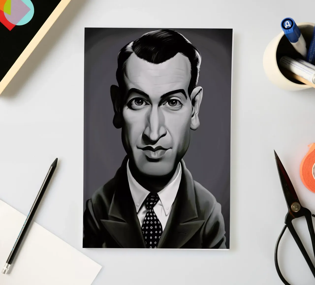 James Stewart notebook by Rob Art | Illustration