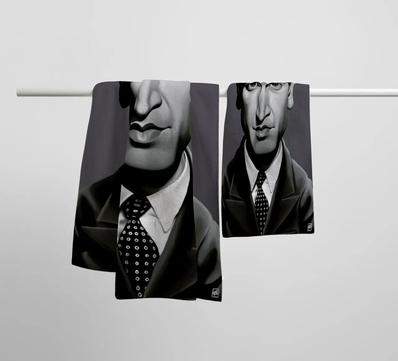 James Stewart asciugamano da bagno da Rob Art | Illustration