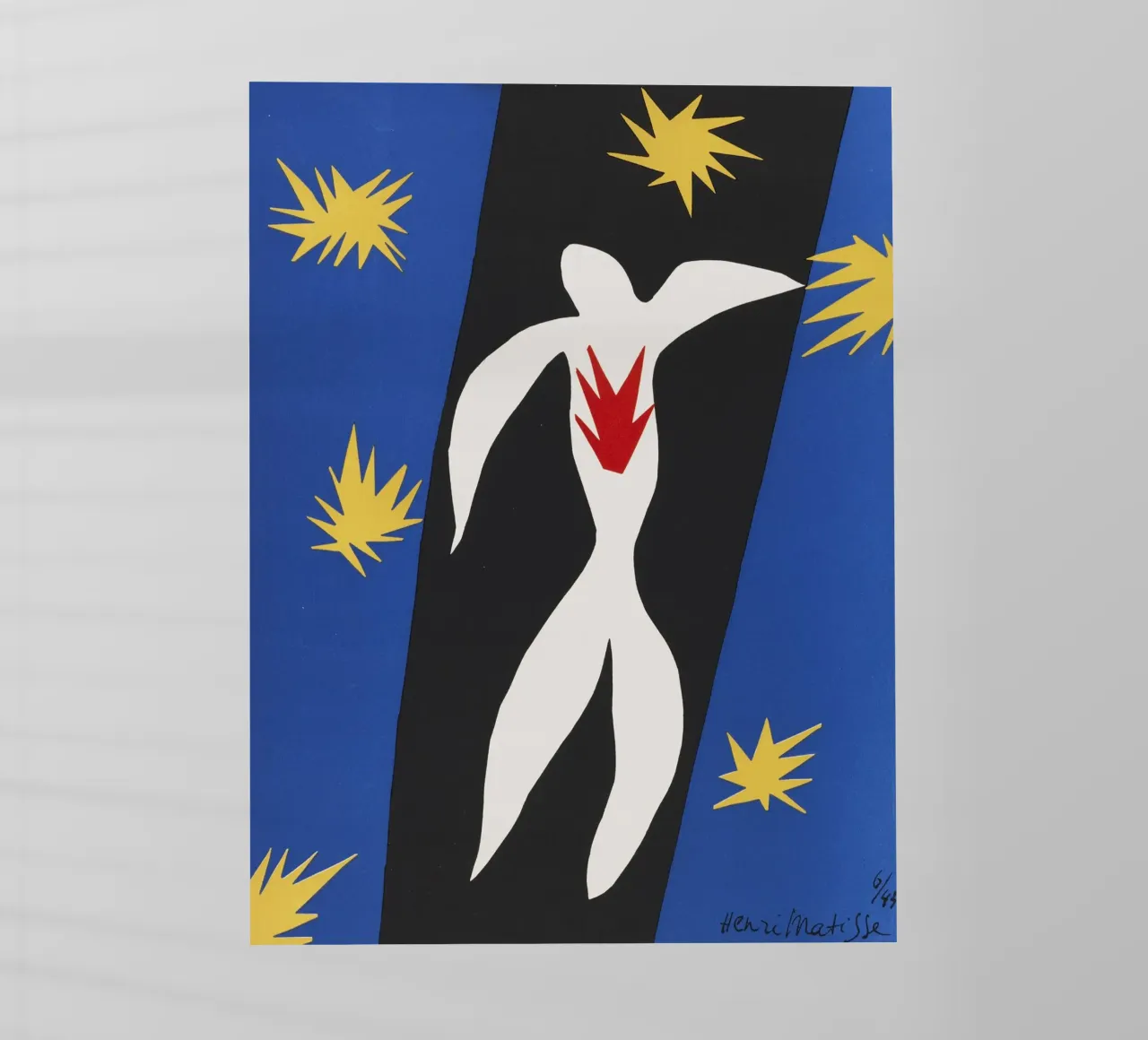 Henri Matisse - La caduta di Icaro pellicola backlit da ARTOTHEK