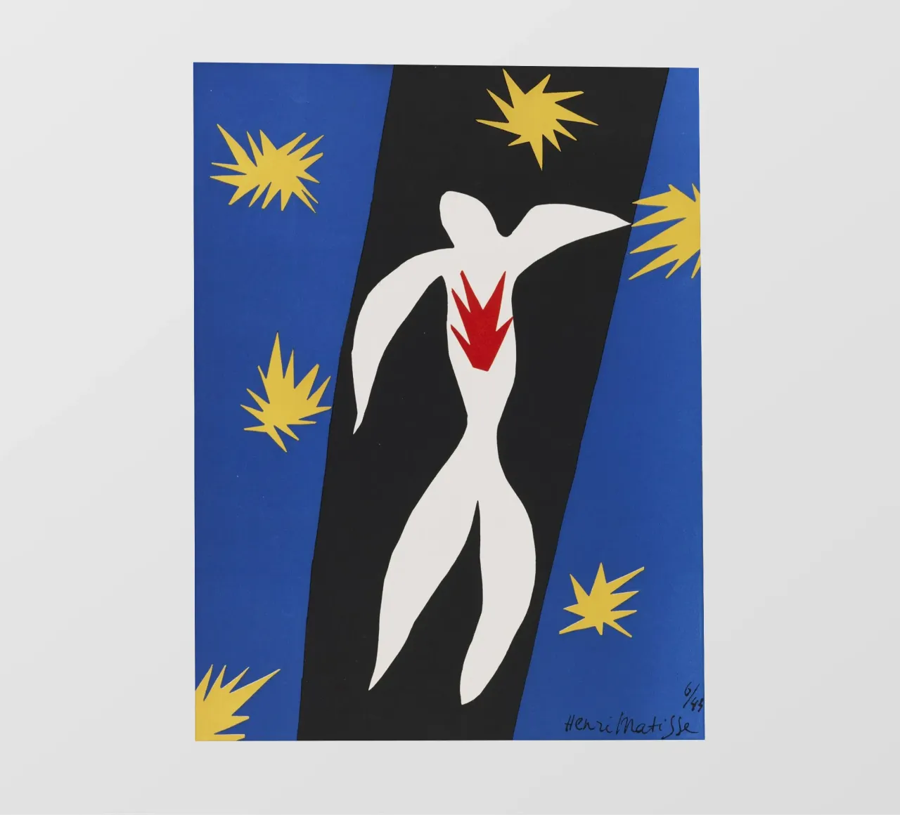 Henri Matisse - La caduta di Icaro telo in pvc da ARTOTHEK