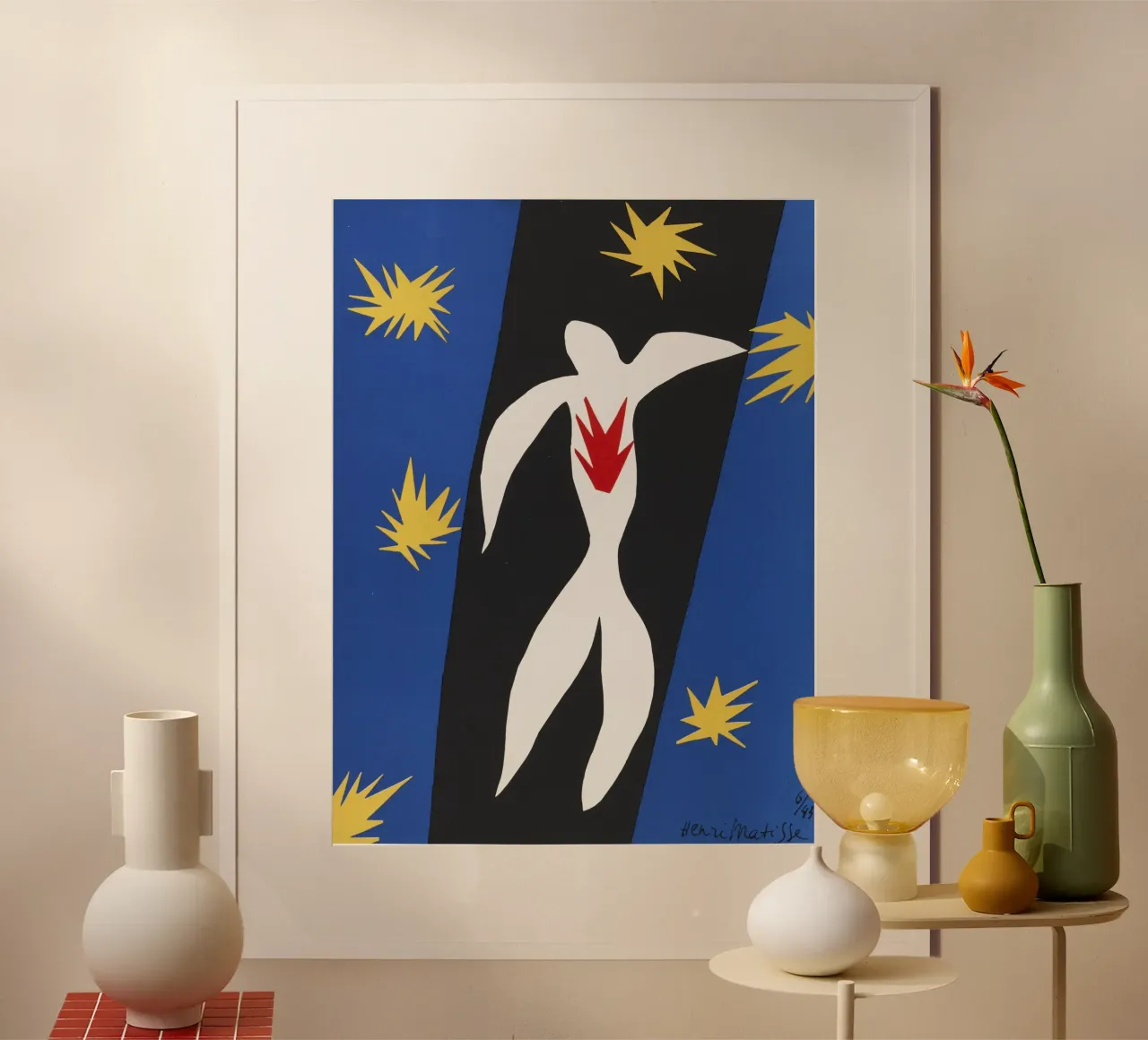 Henri Matisse - The Fall of Icarus hahnemühle by ARTOTHEK