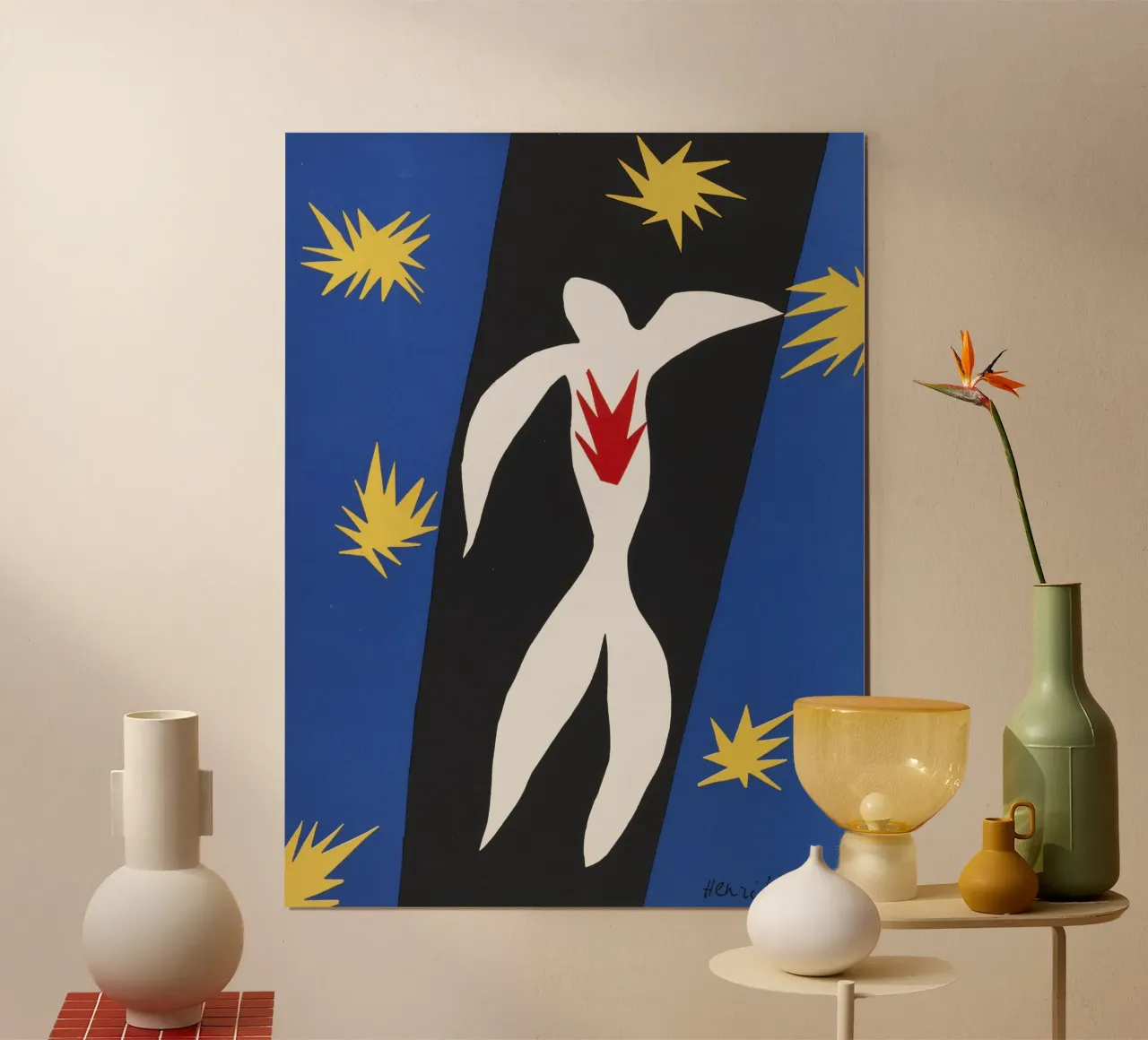 Henri Matisse - The Fall of Icarus hahnemühle by ARTOTHEK