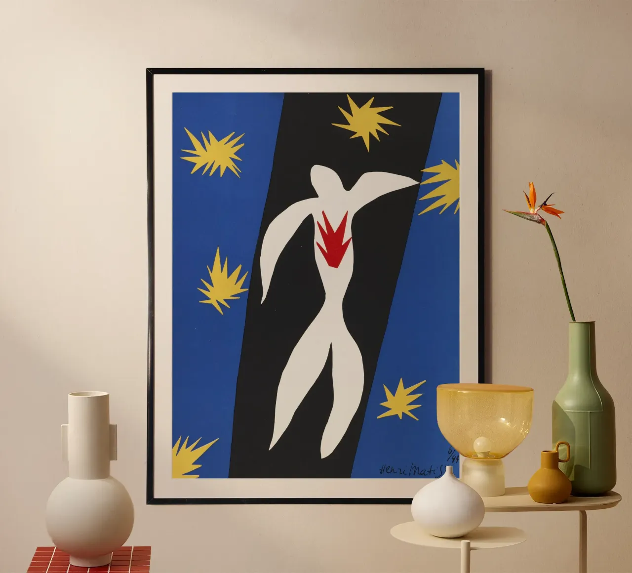 Henri Matisse - The Fall of Icarus hahnemühle by ARTOTHEK