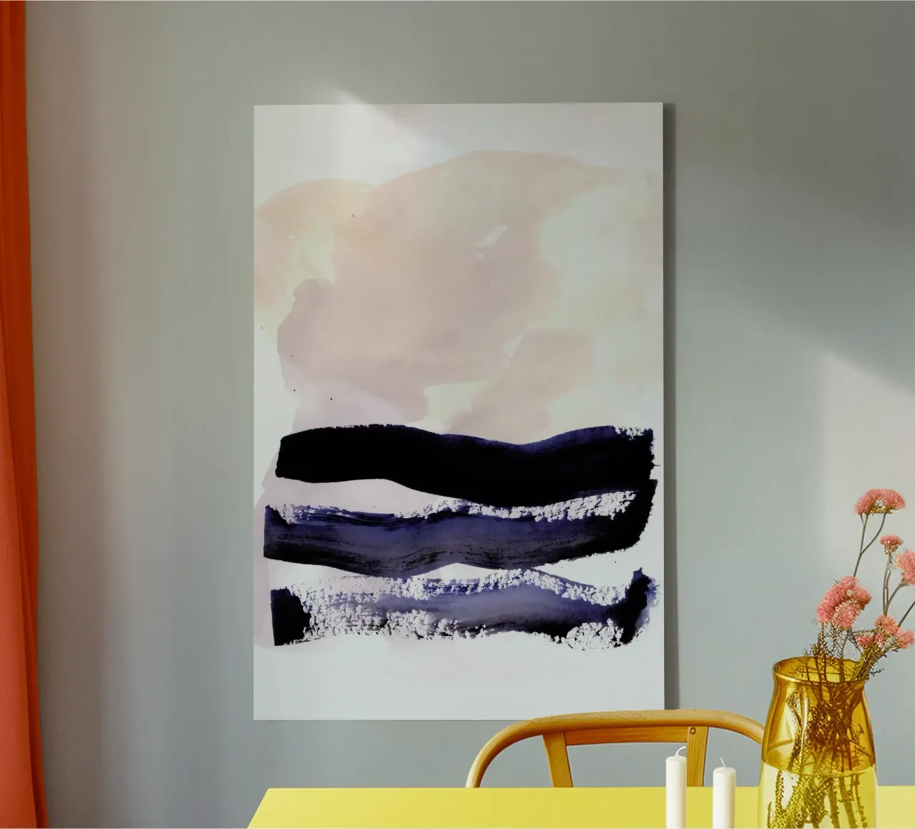 Surf canvas with Floater frame by IRIS LEHNHARDT FINE ART
