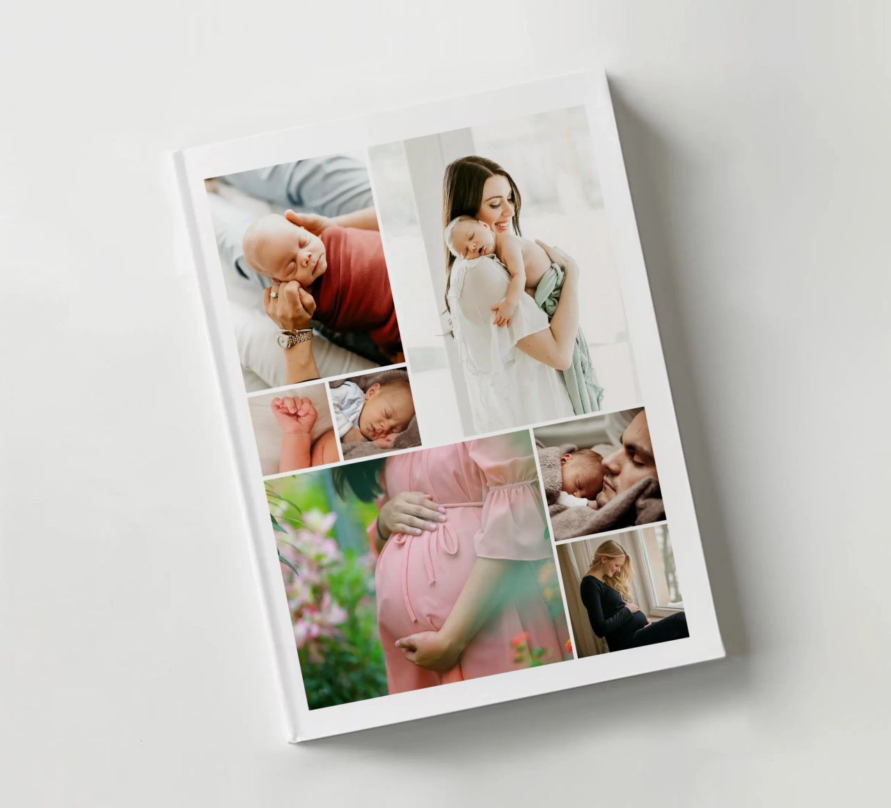 Fotocollage • Babyglück Notizbuch von Bildschön | Fotocollagen