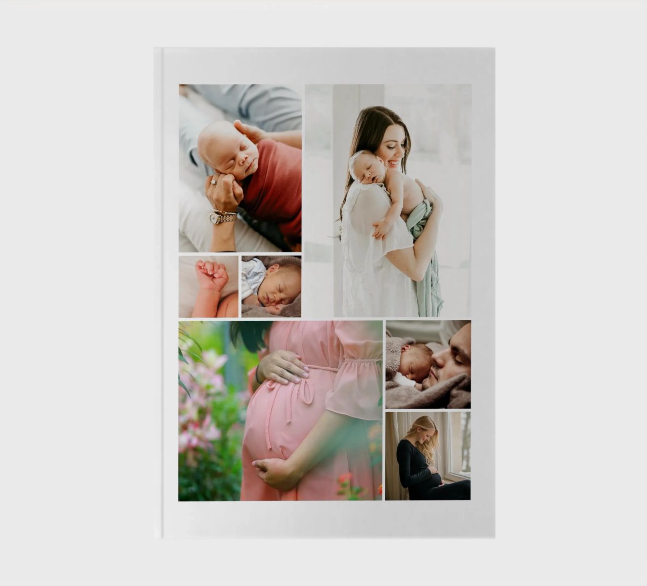 Fotocollage • Babyglück Notizbuch von Bildschön | Fotocollagen