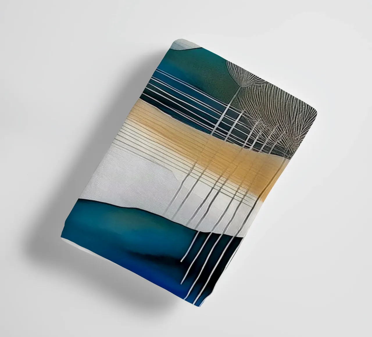 Landscape, abstract, art #6 asciugamano da bagno da Hightown Design