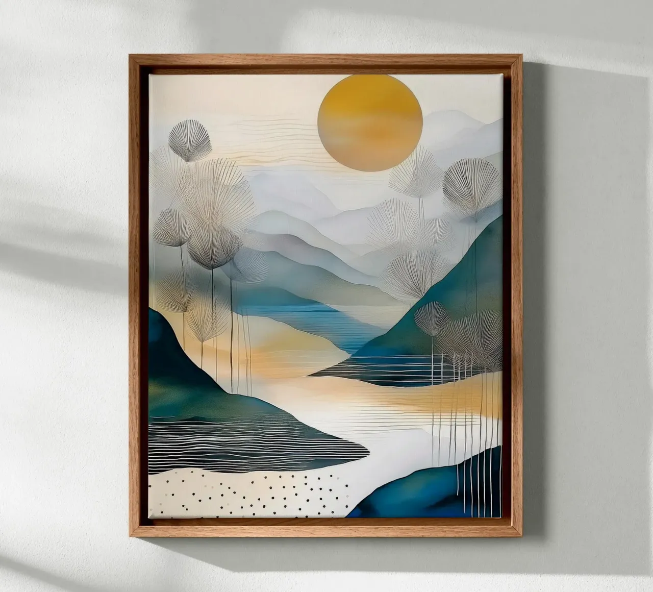 Landscape, abstract, art #6 canvas by Hightown Design